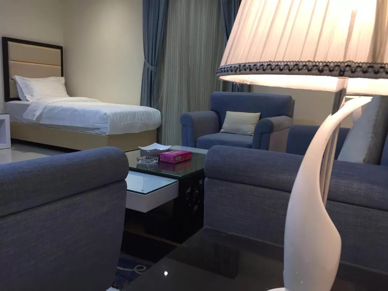 Seating Area in Arjaan Altakhassusi Hotel Suites