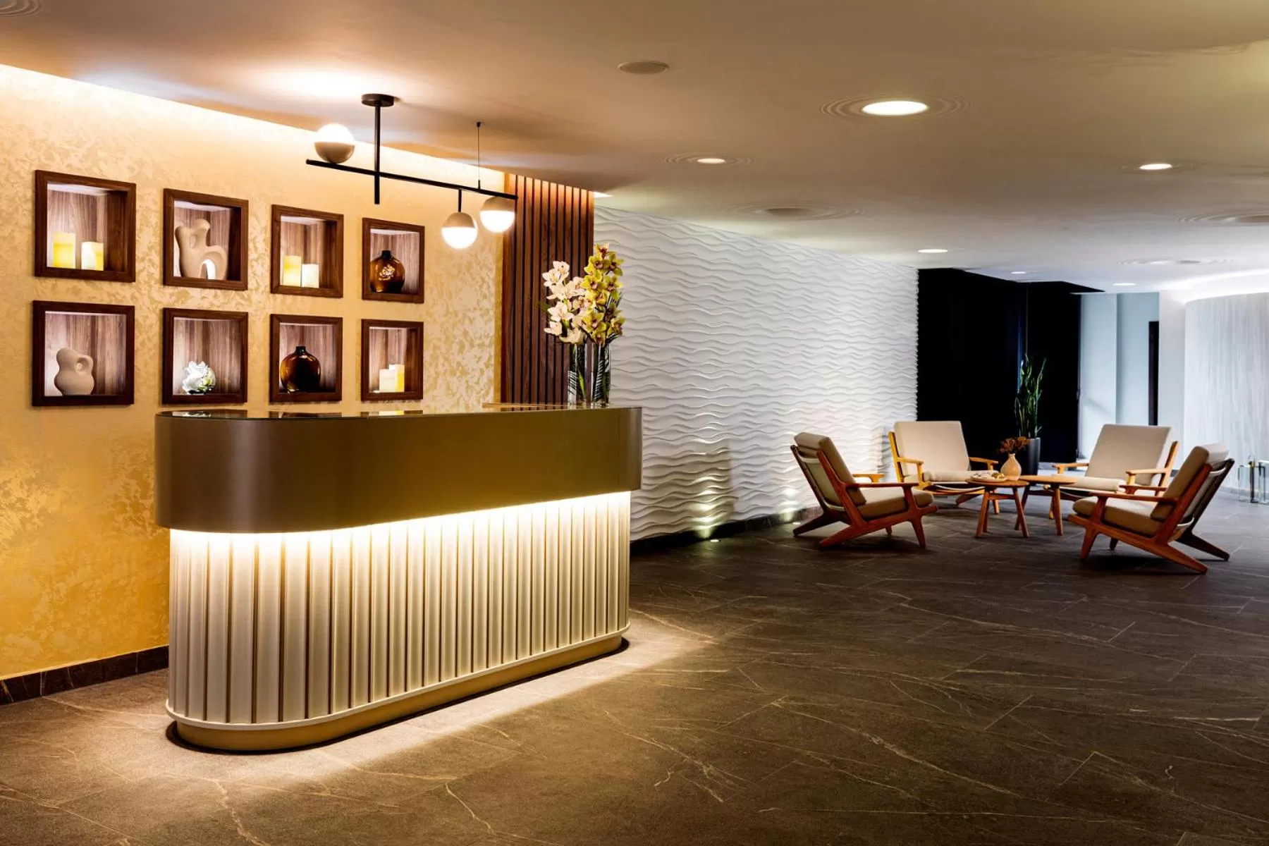 Lobby or reception in Kings' Valley Medical & Spa Hotel