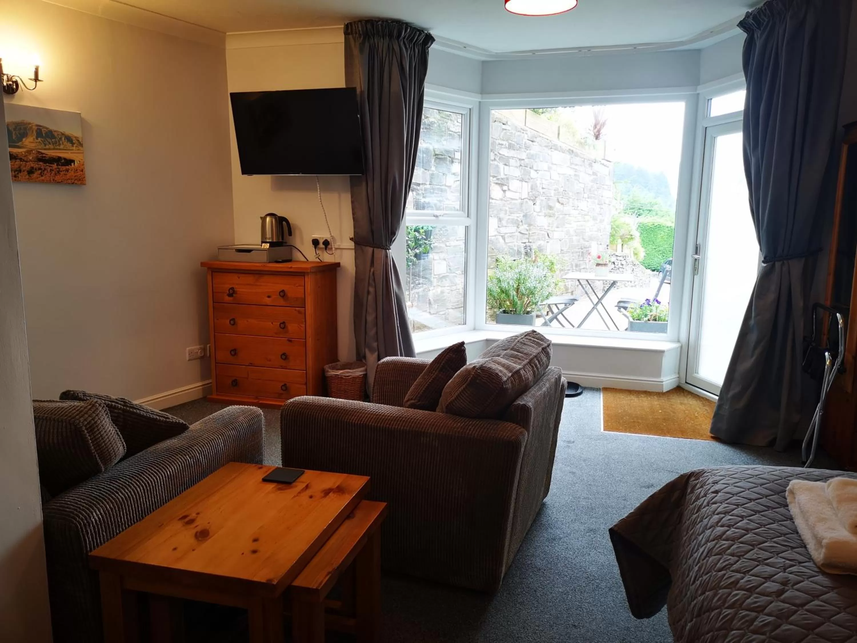 Seating area in Aberconwy House B&B