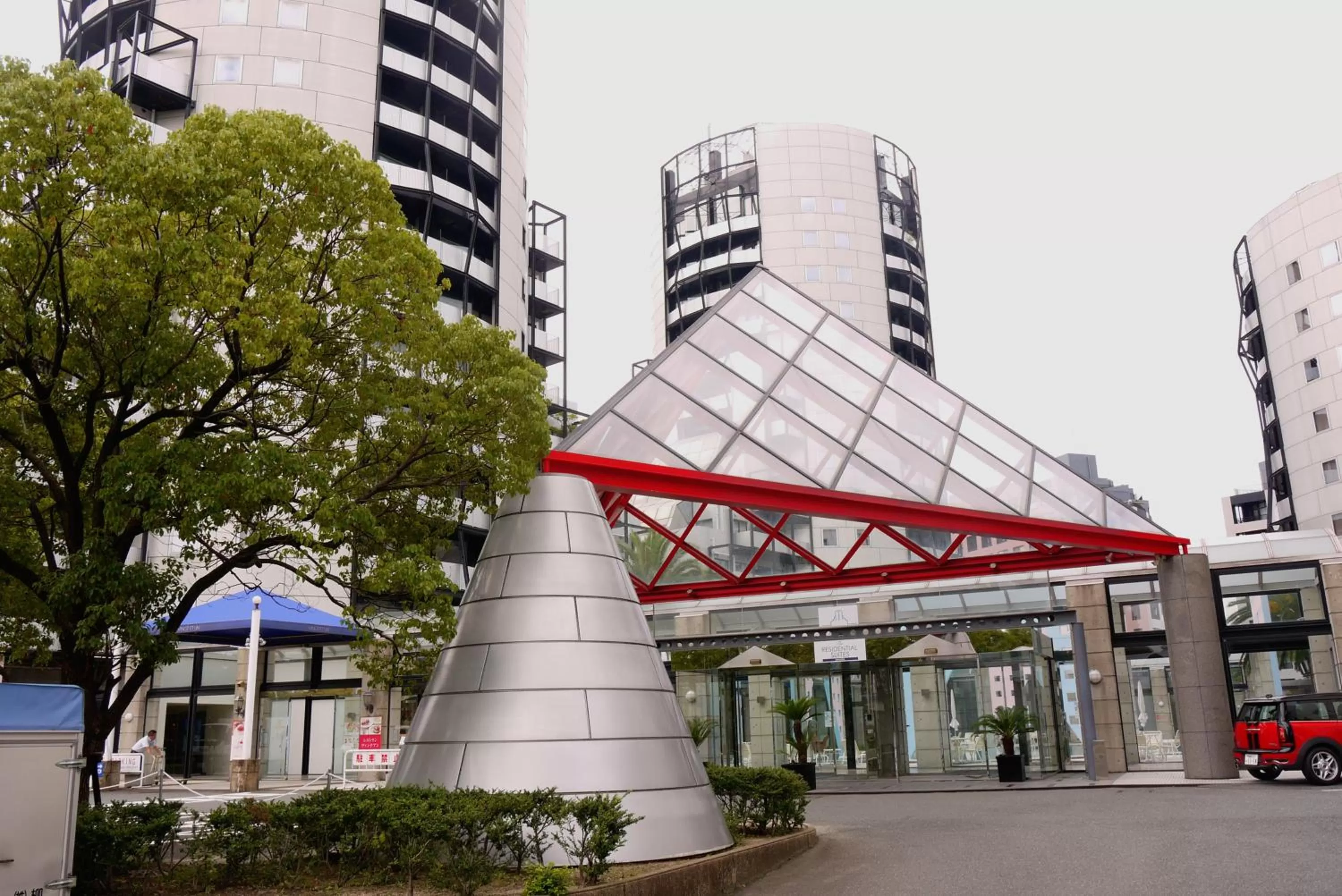 Facade/entrance in The Residential Suites Fukuoka