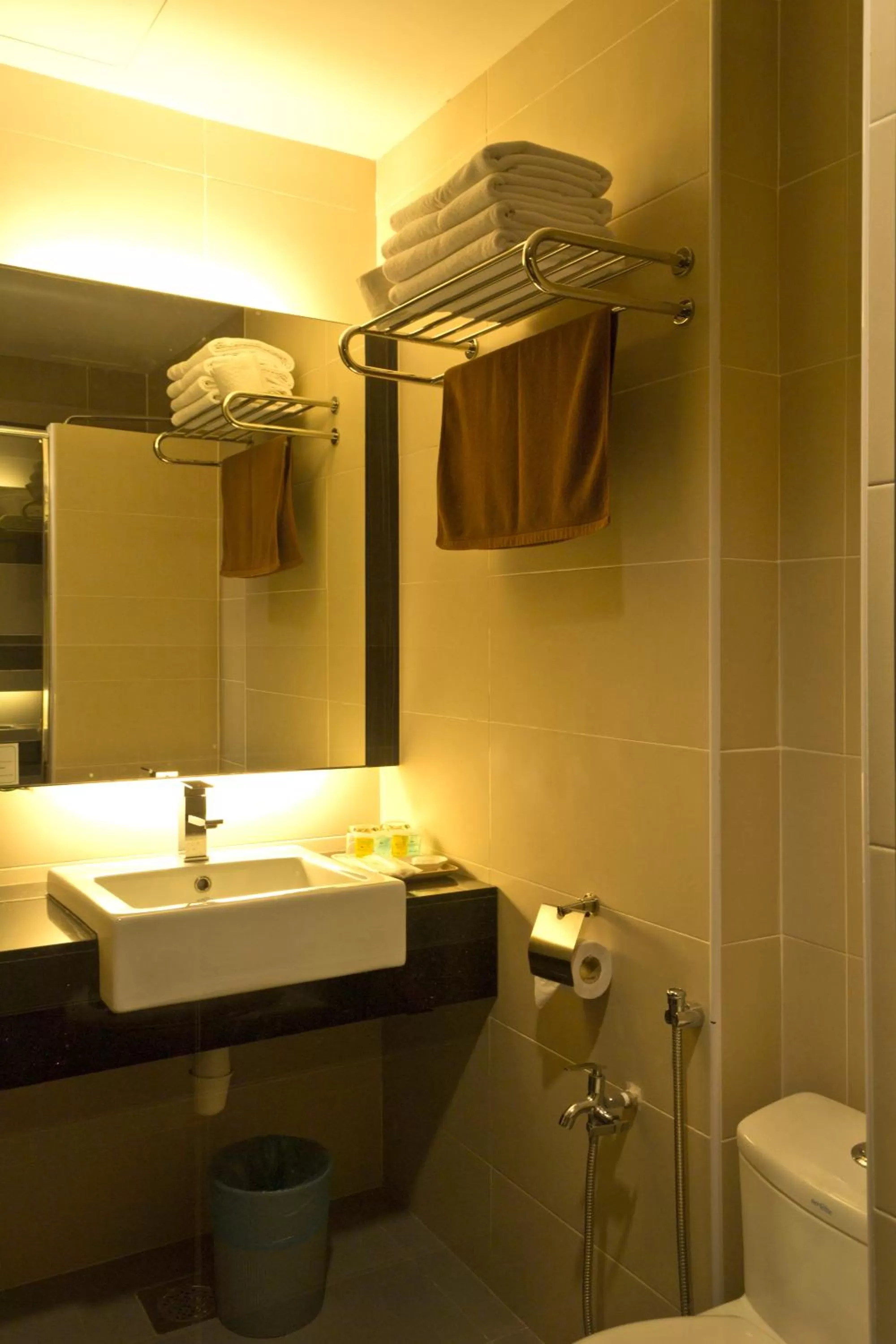 Toilet in Marvelux Hotel