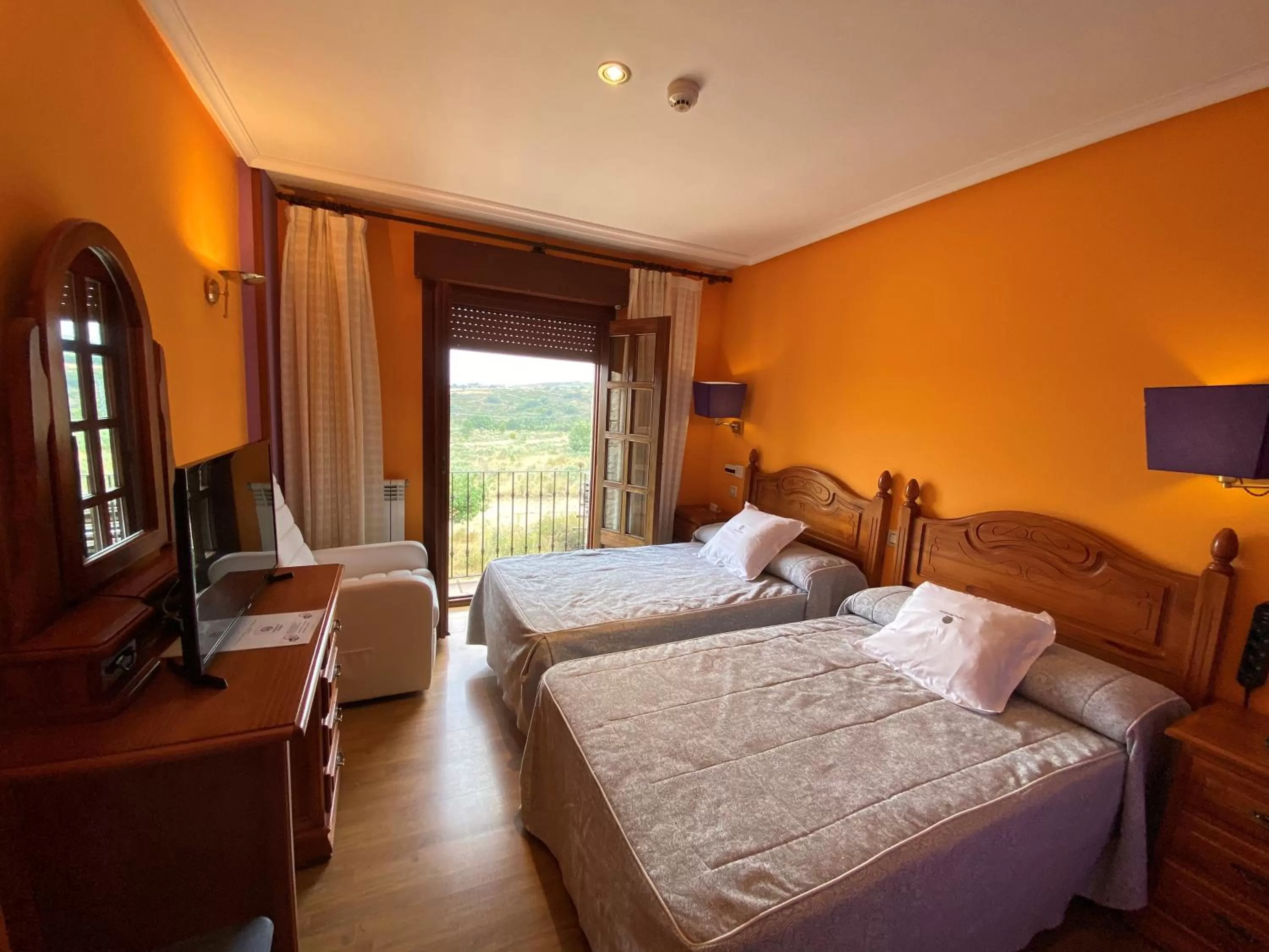 Decorative detail, Bed in Tierra De Lobos