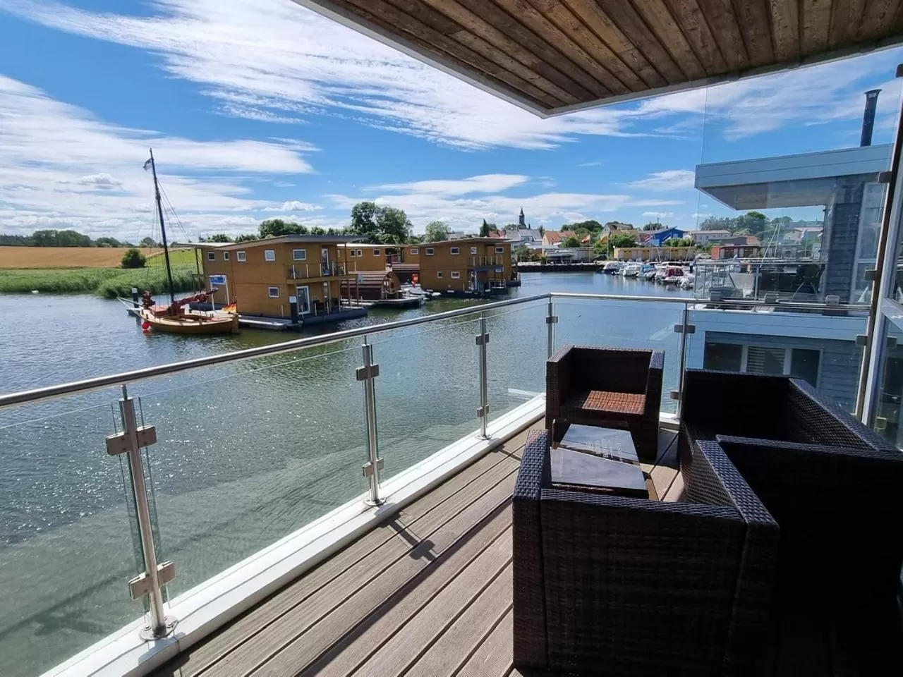 View (from property/room) in Schwimmende Häuser im BALTIC SEA RESORT