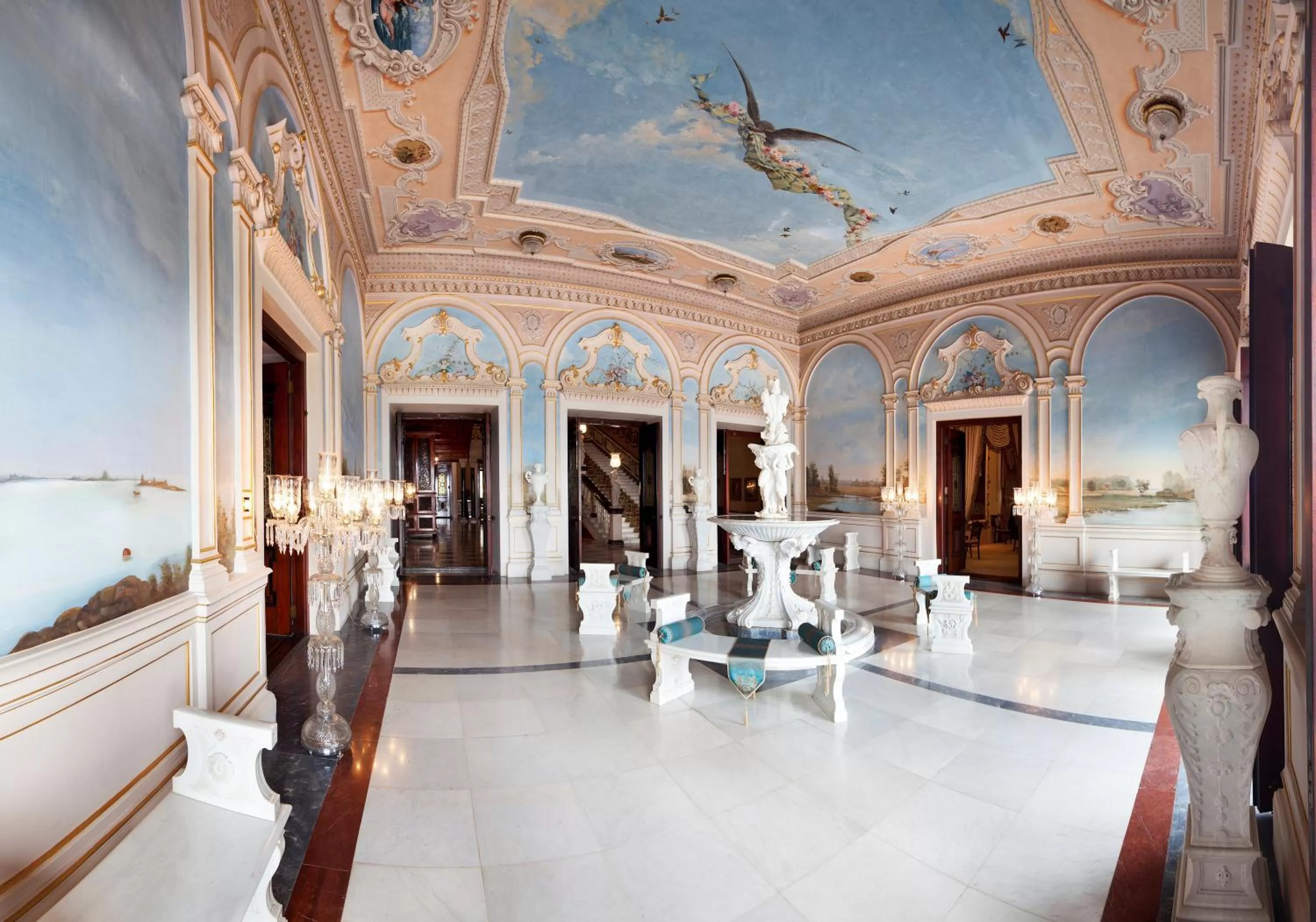 Decorative detail in Taj Falaknuma Palace