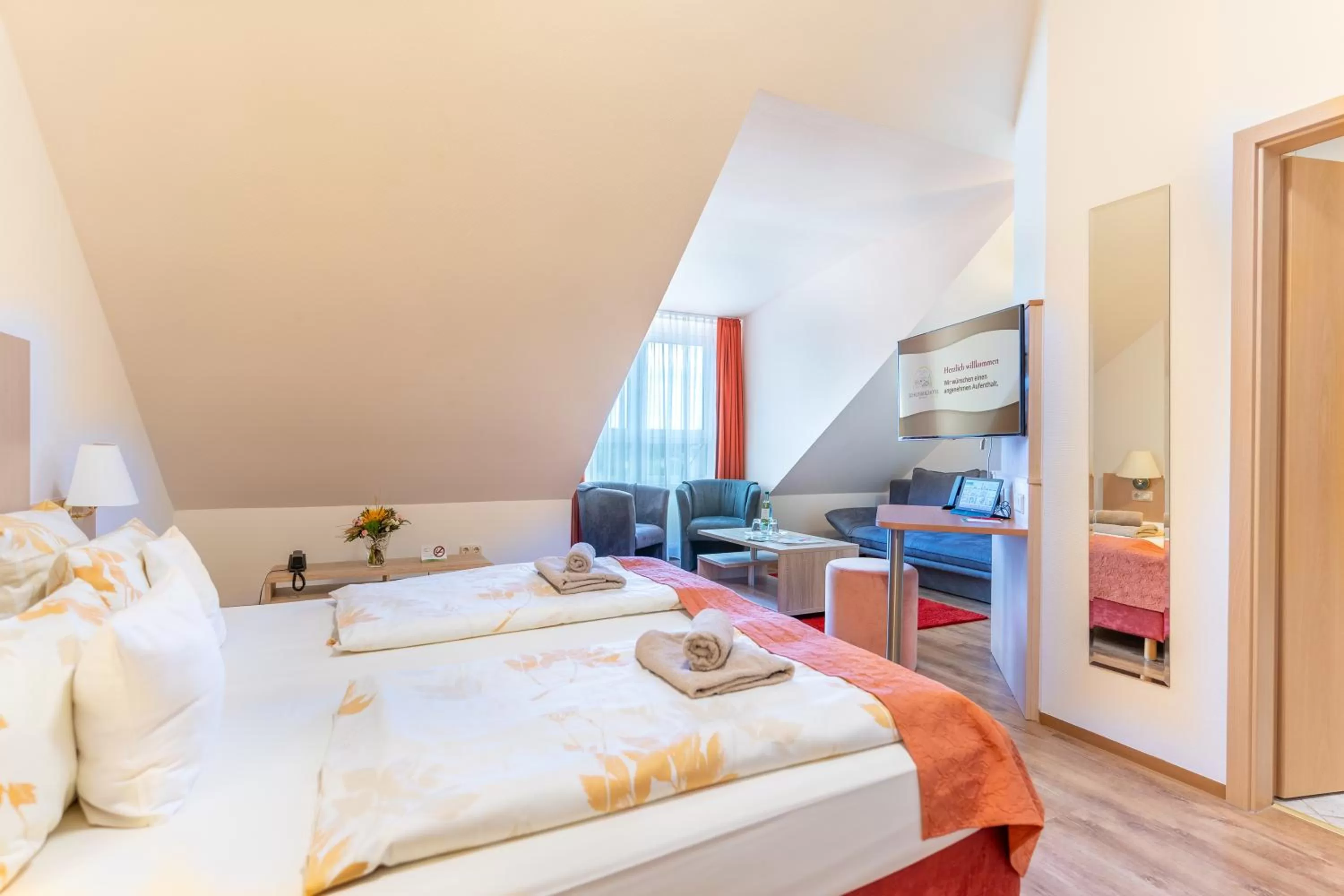 TV and multimedia, Bed in Schlossberghotel Oberhof