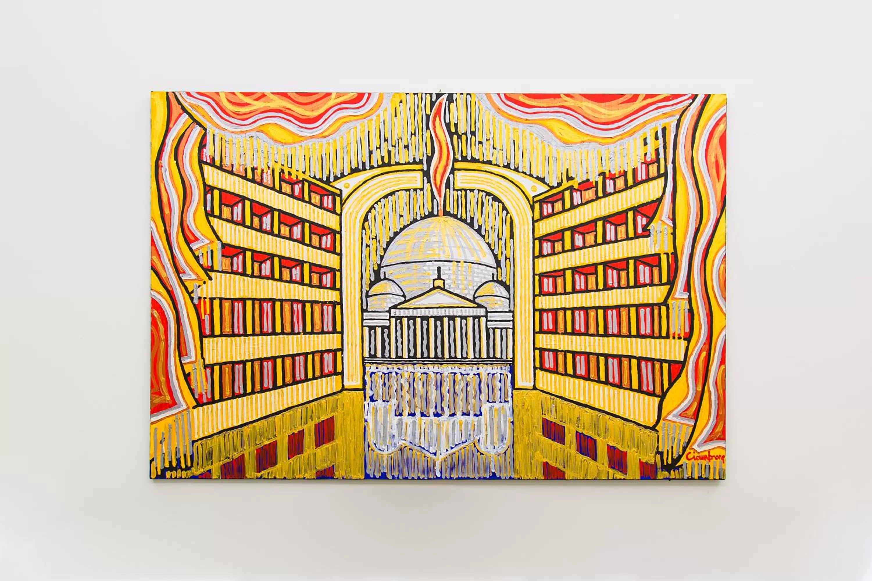 Decorative detail in The Five Rooms Napoli