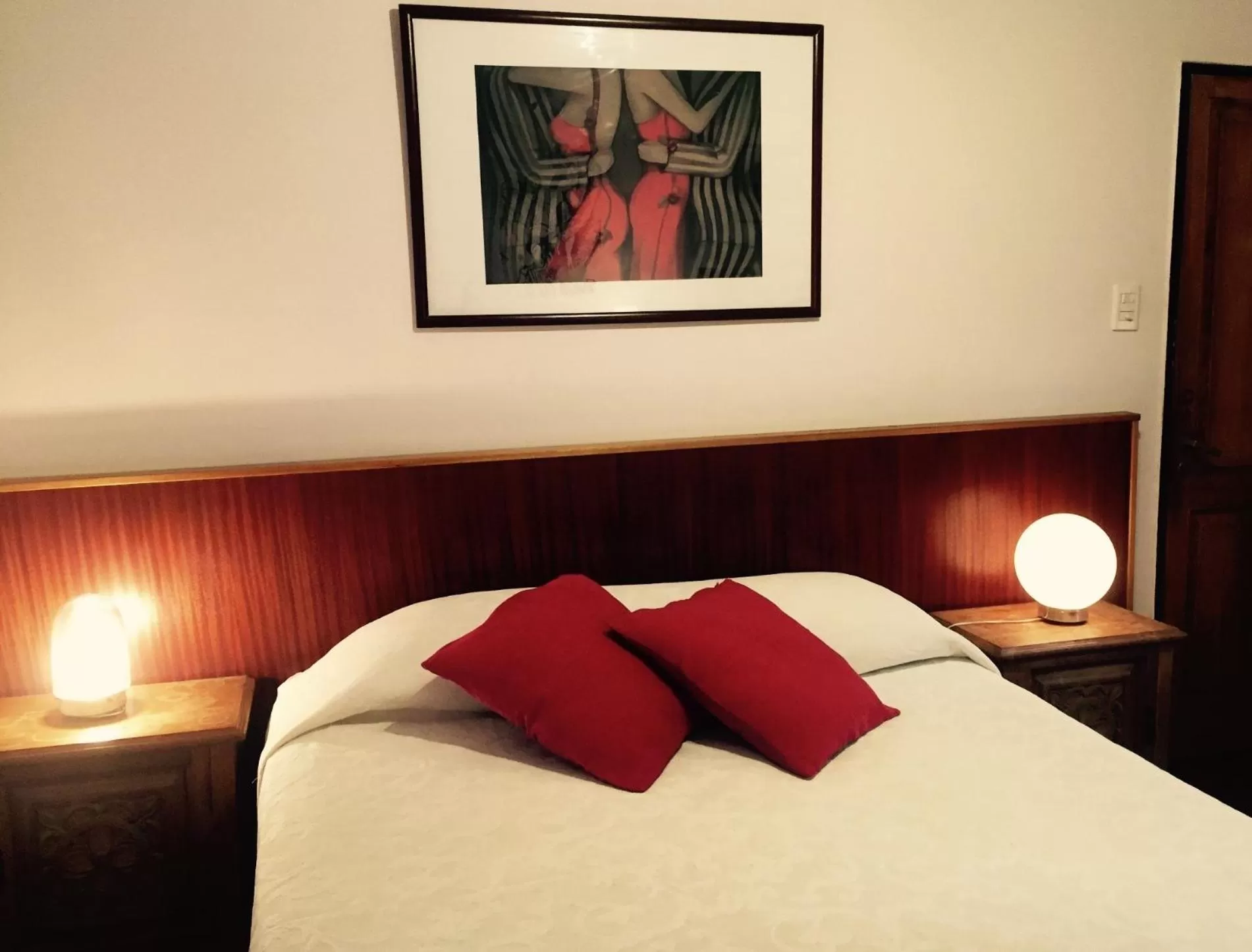 Bed in Lina's Tango Guesthouse