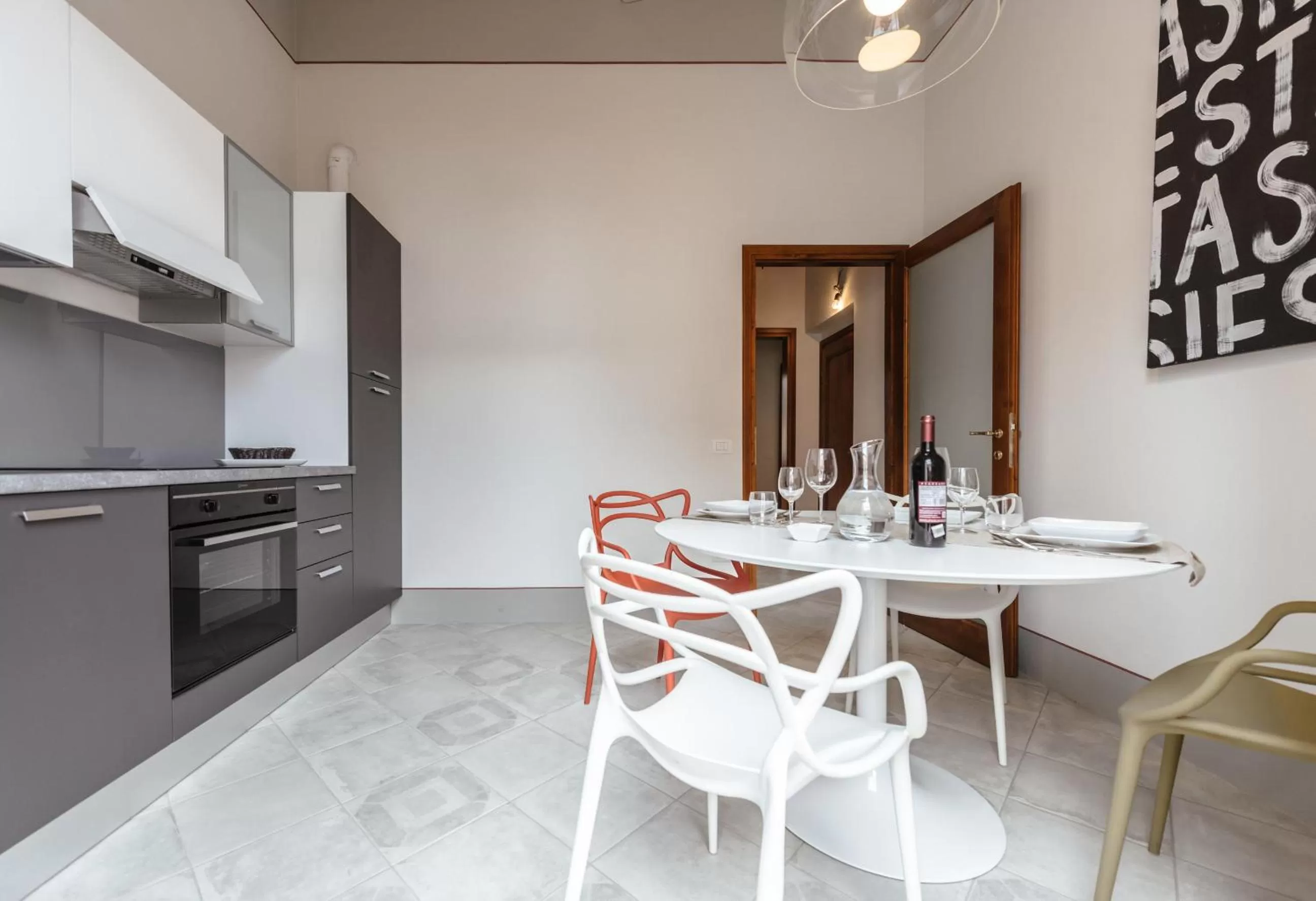 Kitchen or kitchenette, Dining Area in Residenza Cavour
