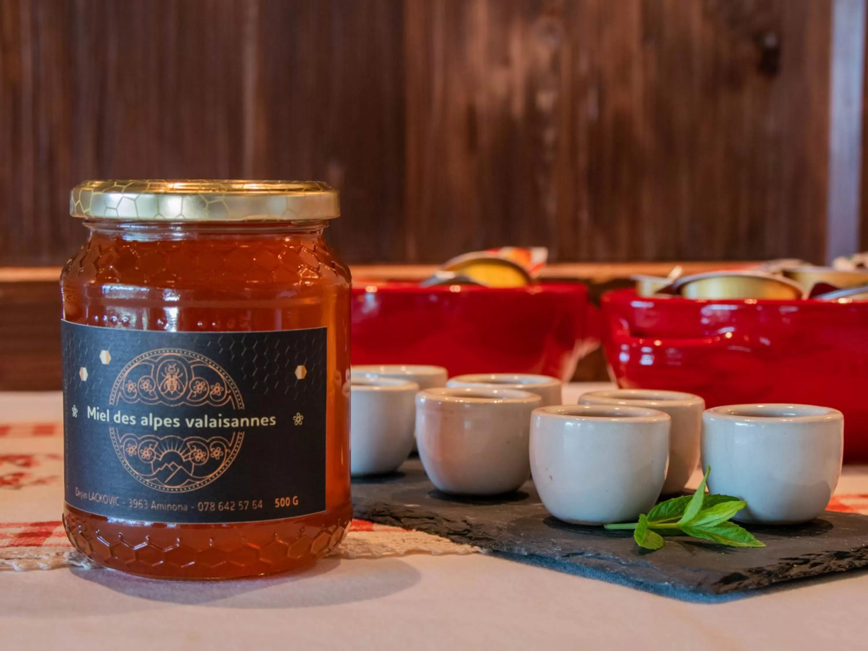 Buffet breakfast in Hotel-Restaurant Le Mont Paisible, Crans-Montana