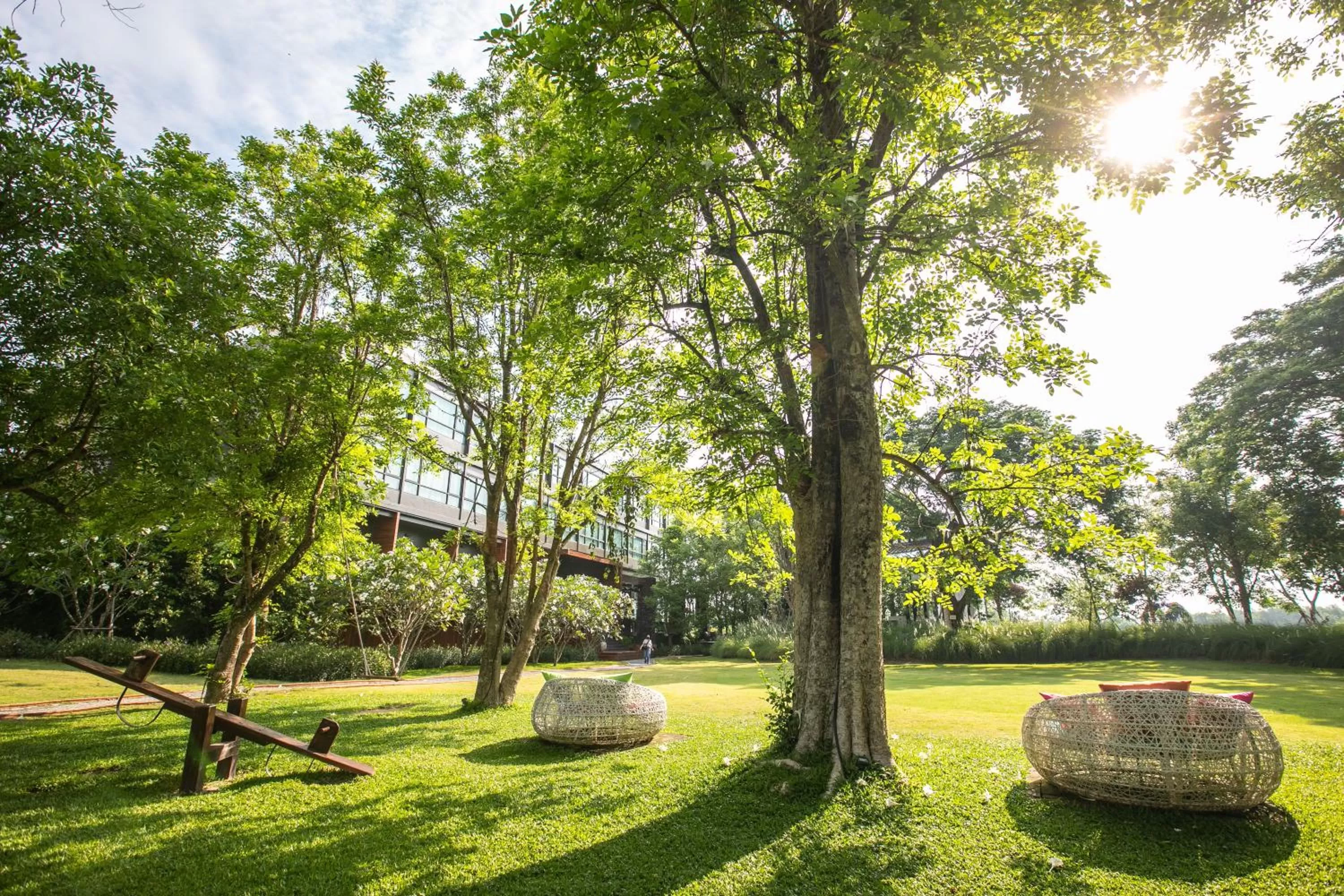 Garden view in North Hill City Resort
