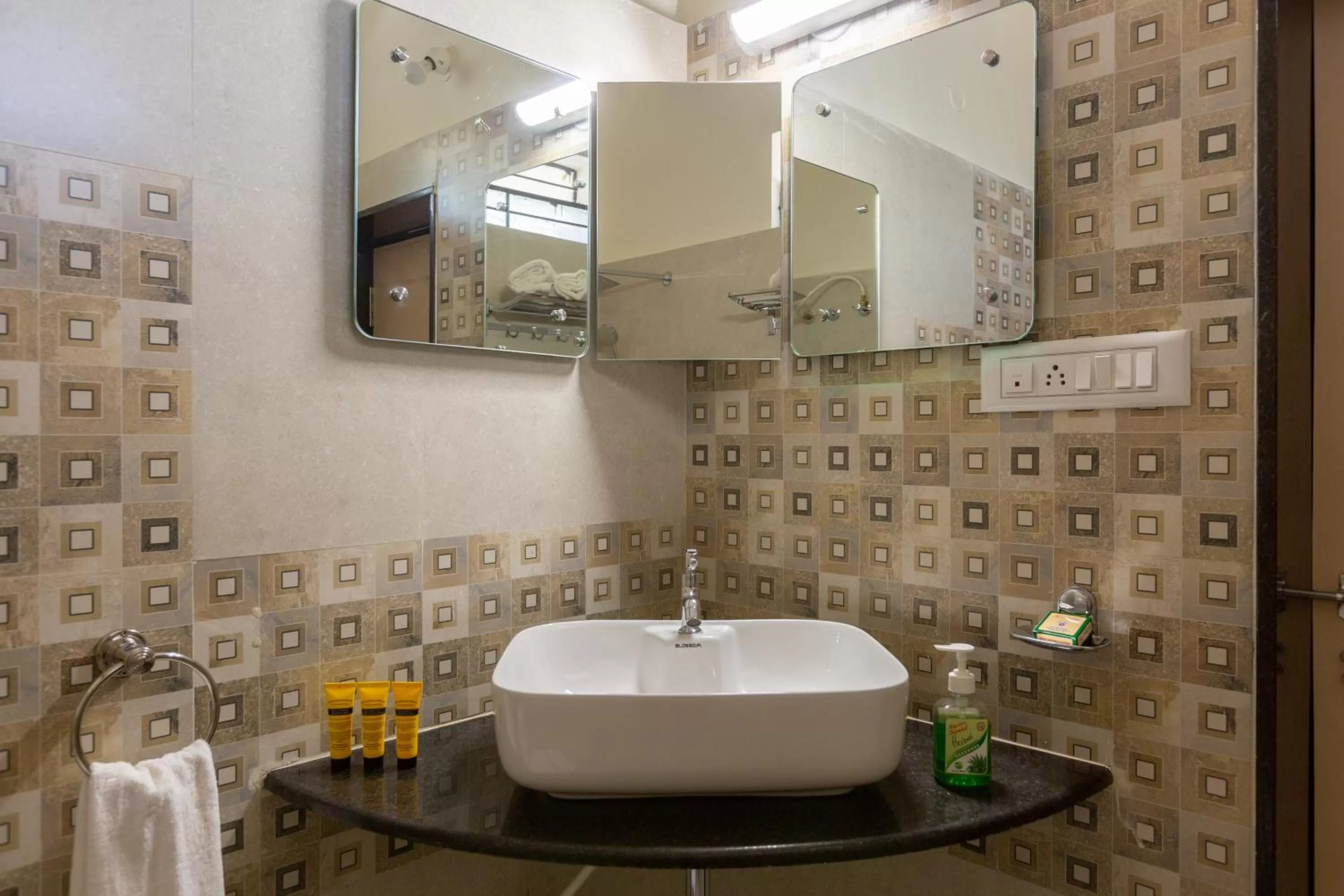 Bathroom in KSTDC Hotel Mayura Vijayanagara TB Dam