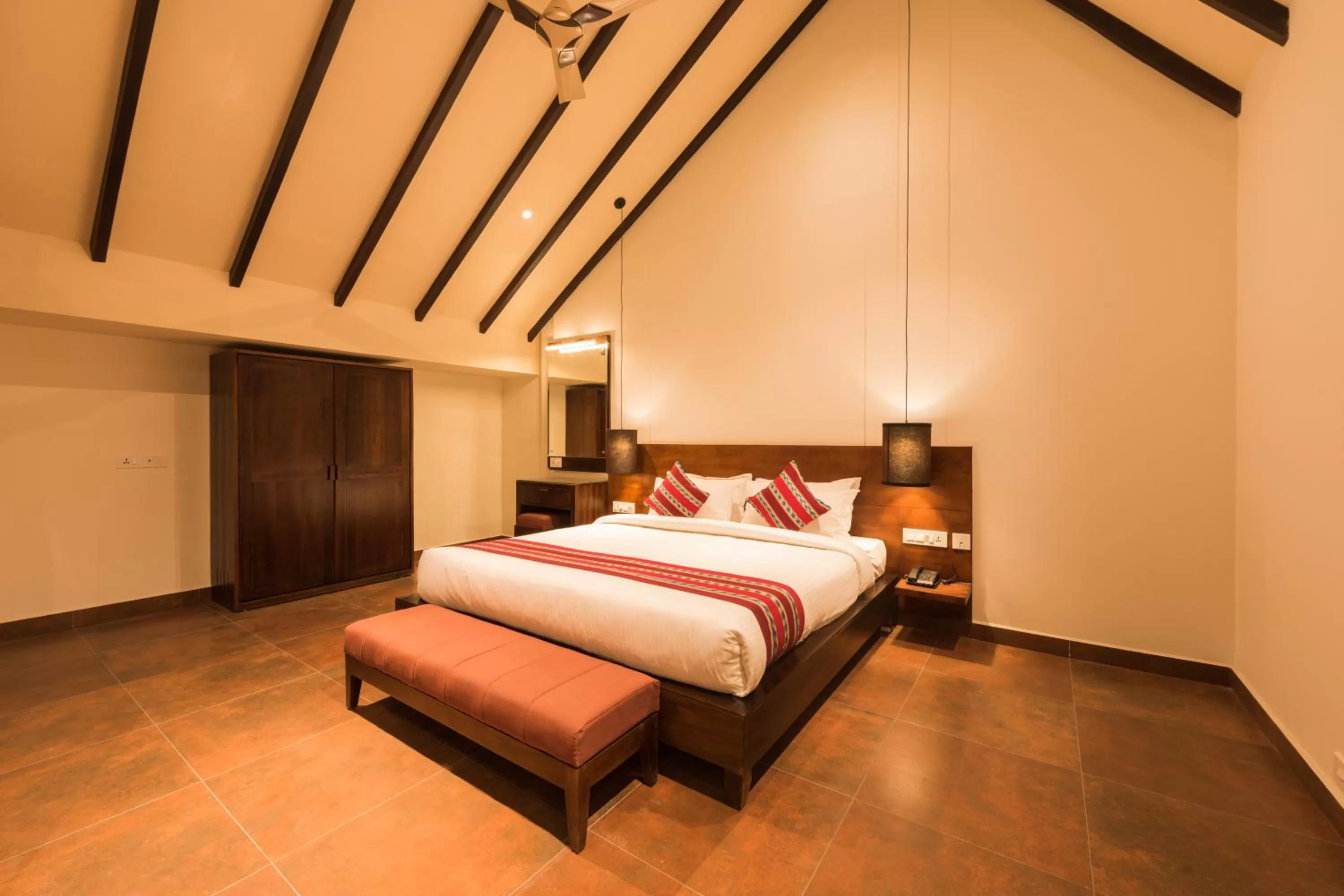 Bedroom, Bed in Trivers Resort Munnar