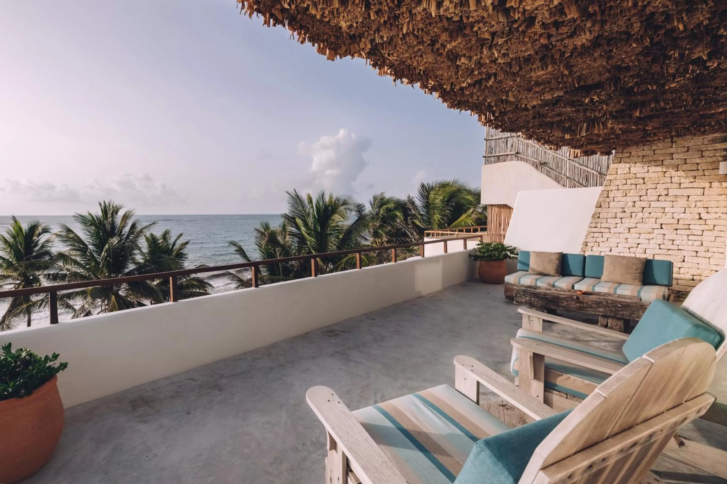 Sea view in Chiringuito Tulum