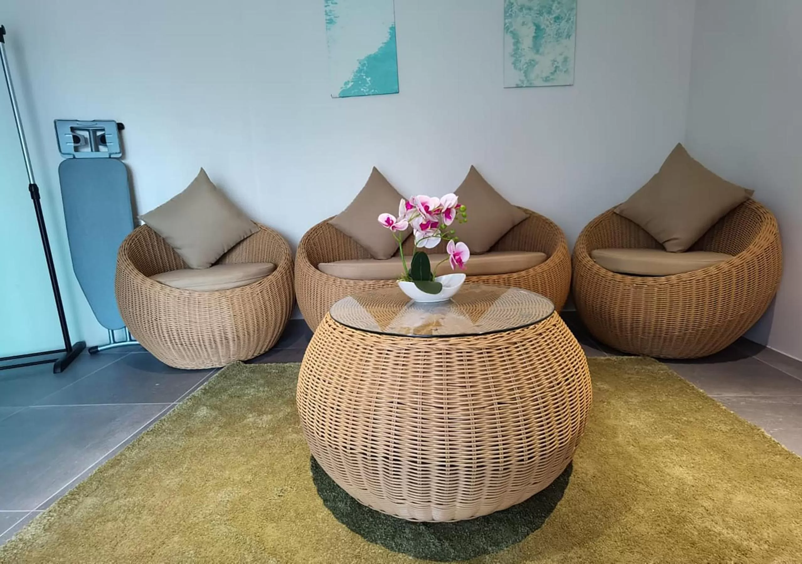 Seating area in MyRus Resort Langkawi