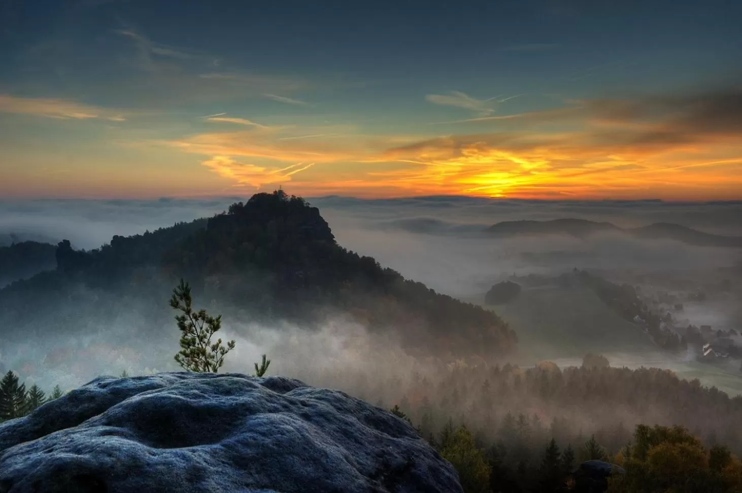 Natural landscape in QUARTIER 5 Hotel & Restaurant, Sächsische Schweiz