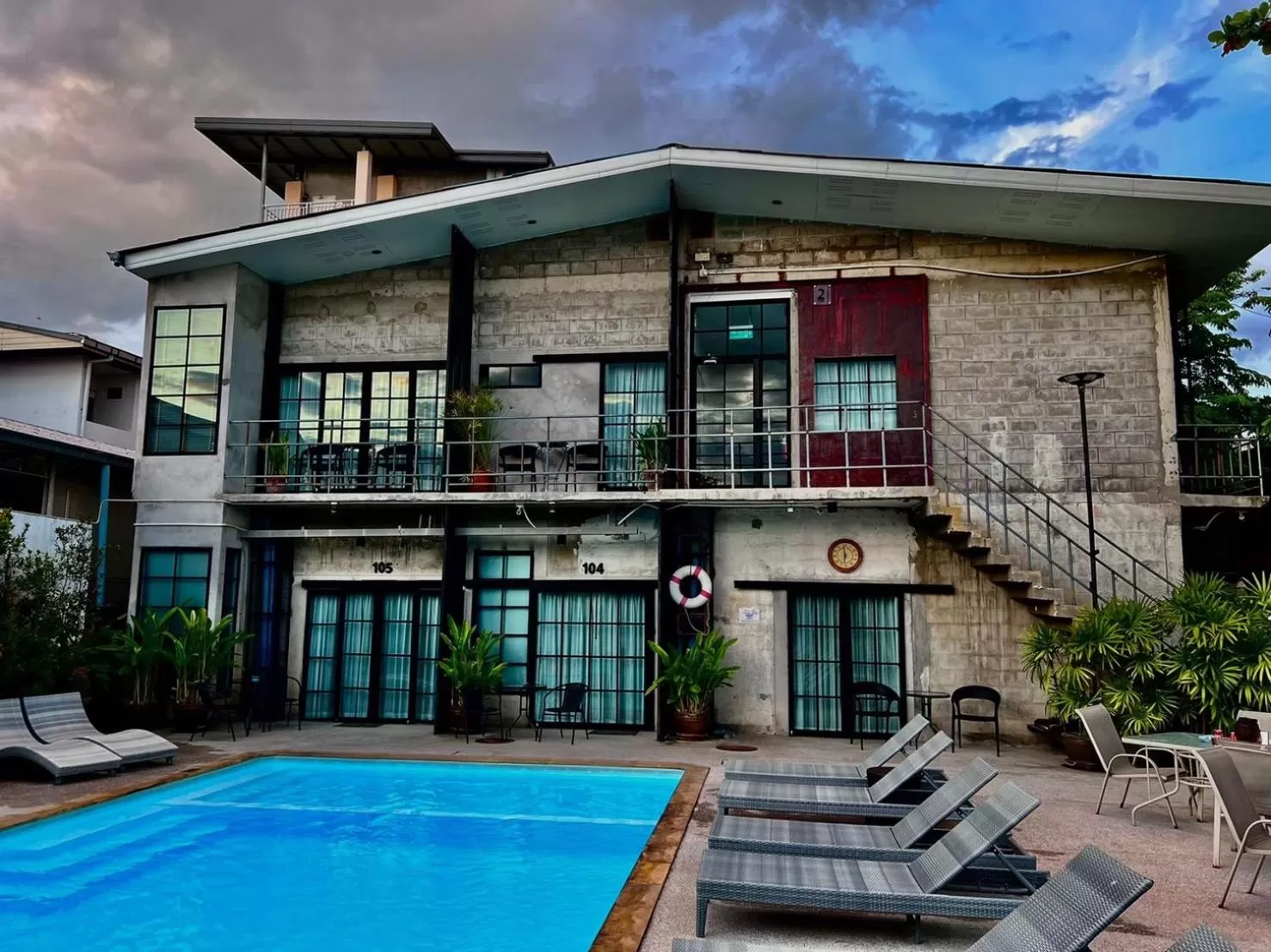 Pool view in The Warehouse Chiang Mai