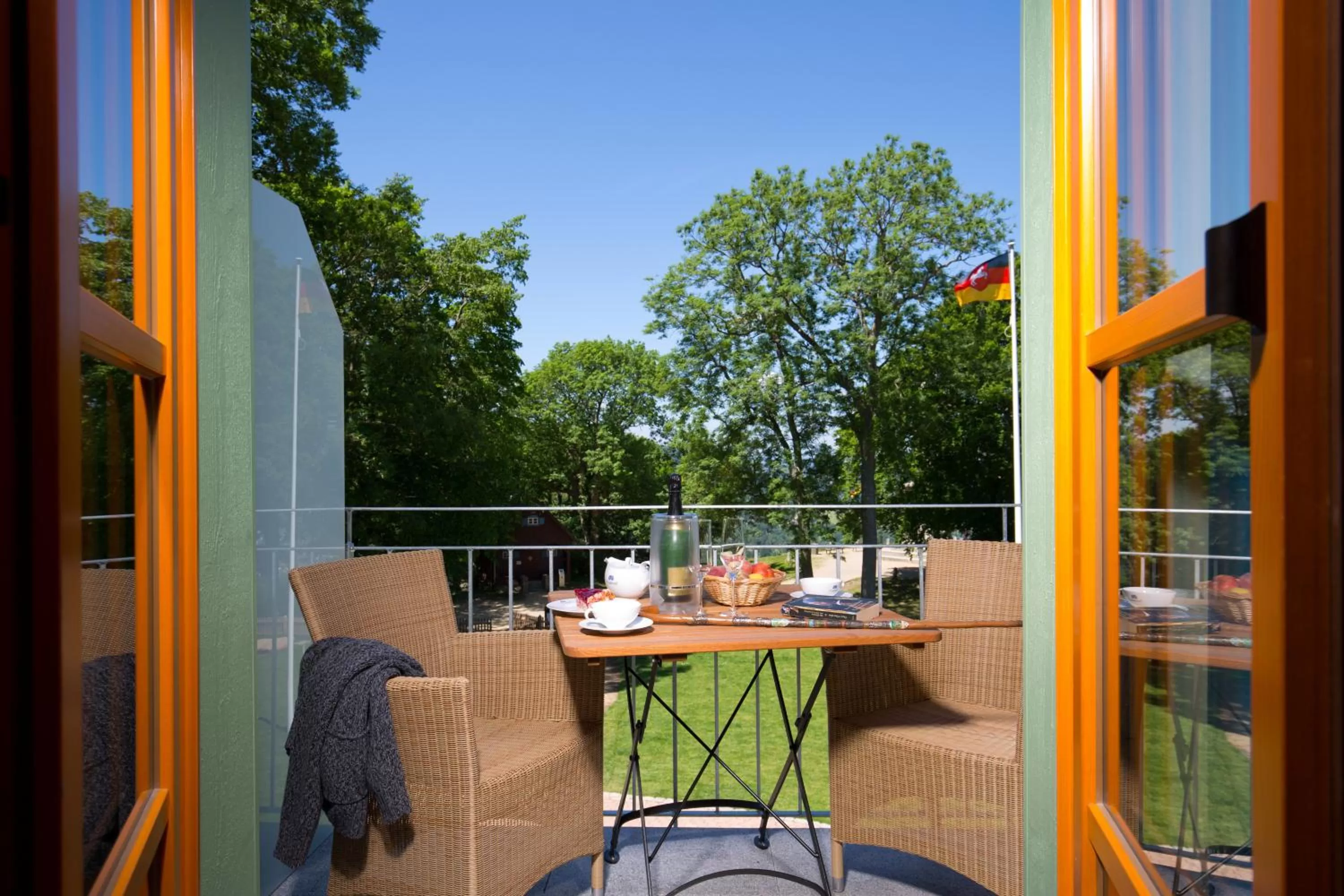 View (from property/room) in Plumbohms Aussichtsreich Gast- und Logierhaus