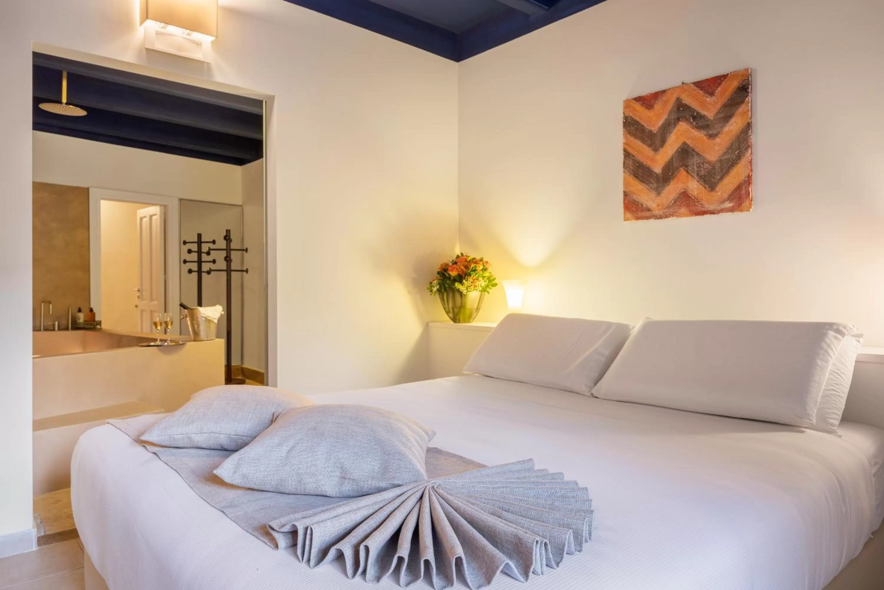 Bath, Bed in B&B Sant'Agostino