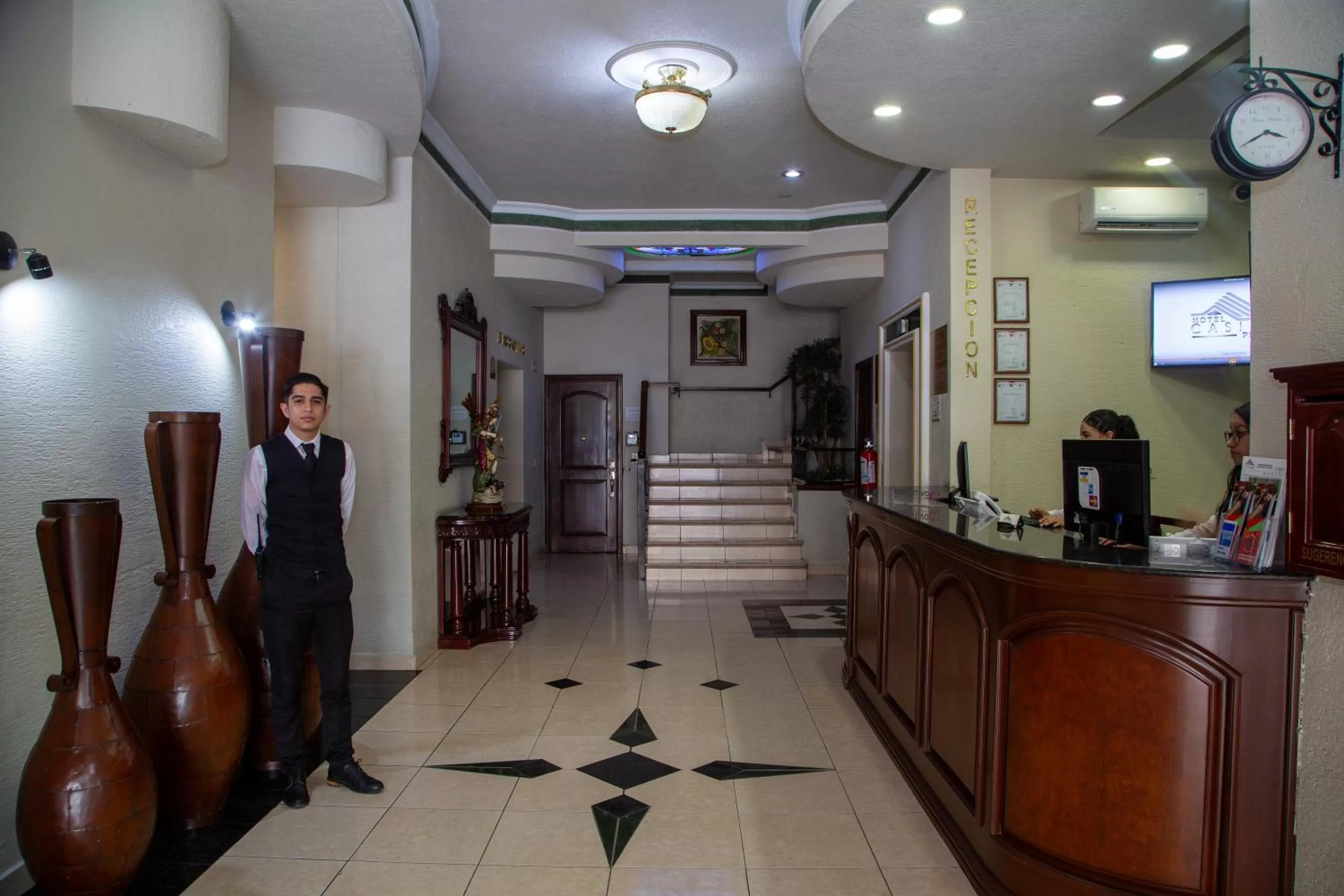 Lobby or reception in Hotel Casino Plaza