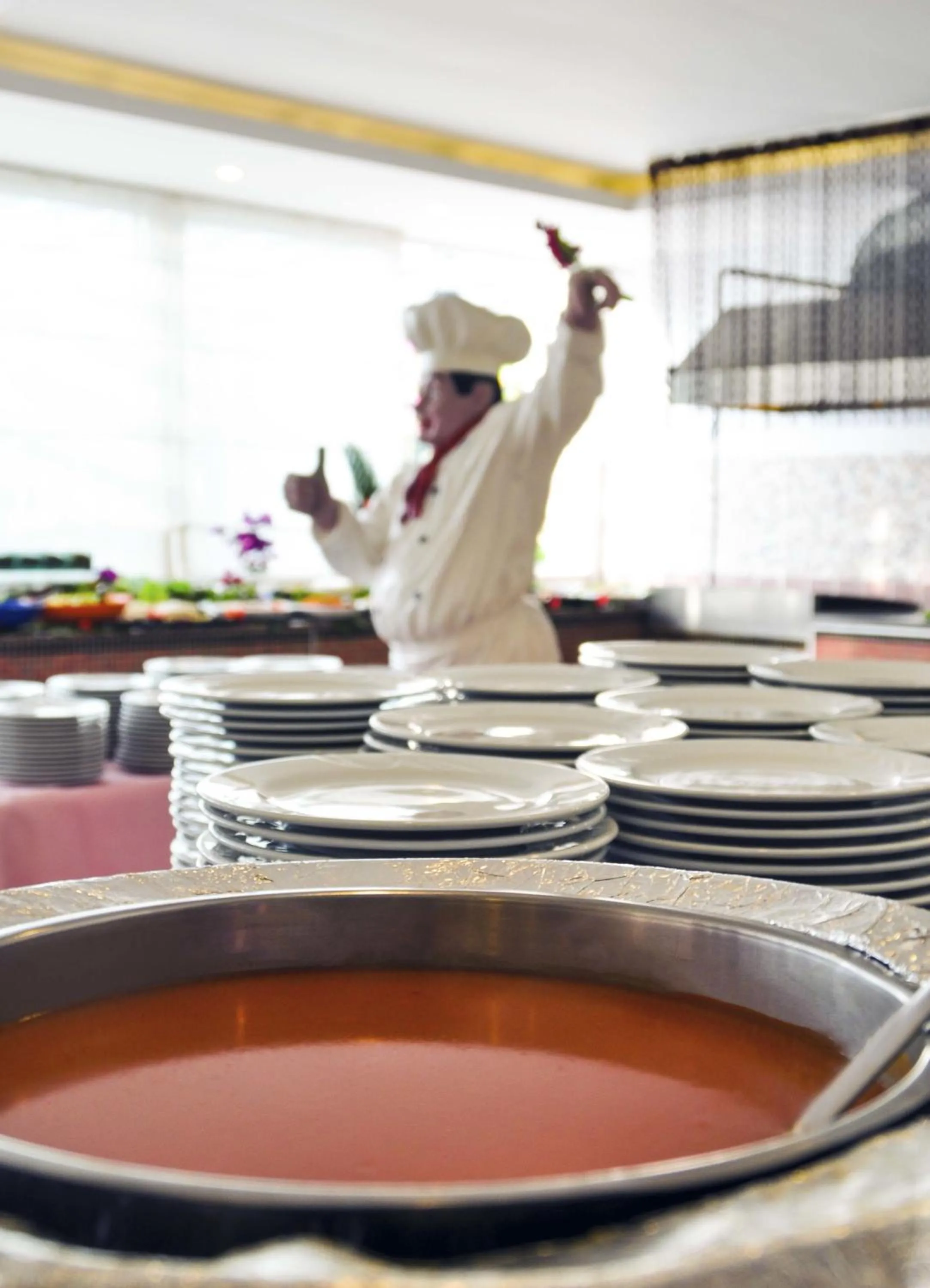 Food close-up in Belkon Hotel