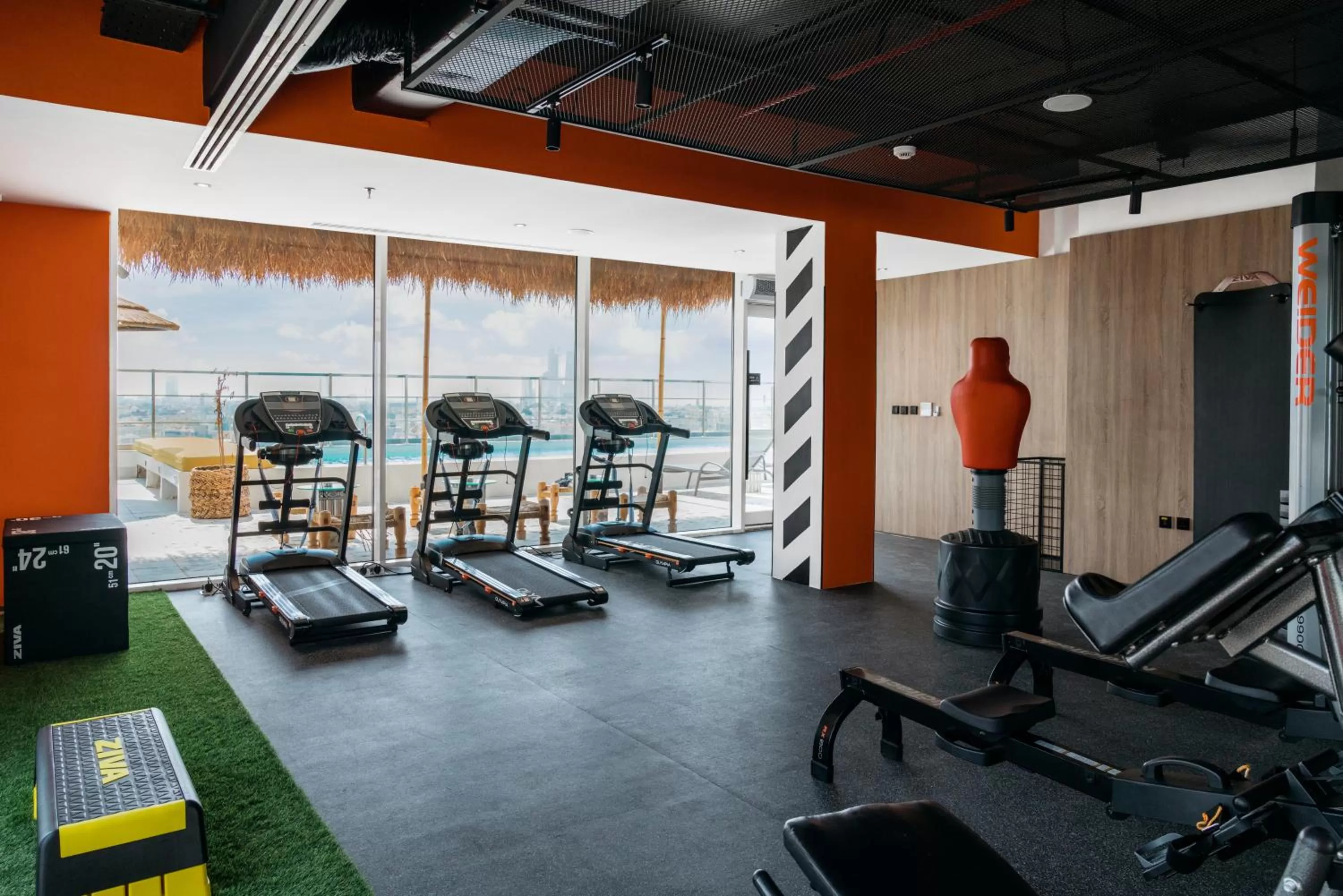 Fitness centre/facilities in Shada Hotel Shatea - فندق شدا الشاطئ