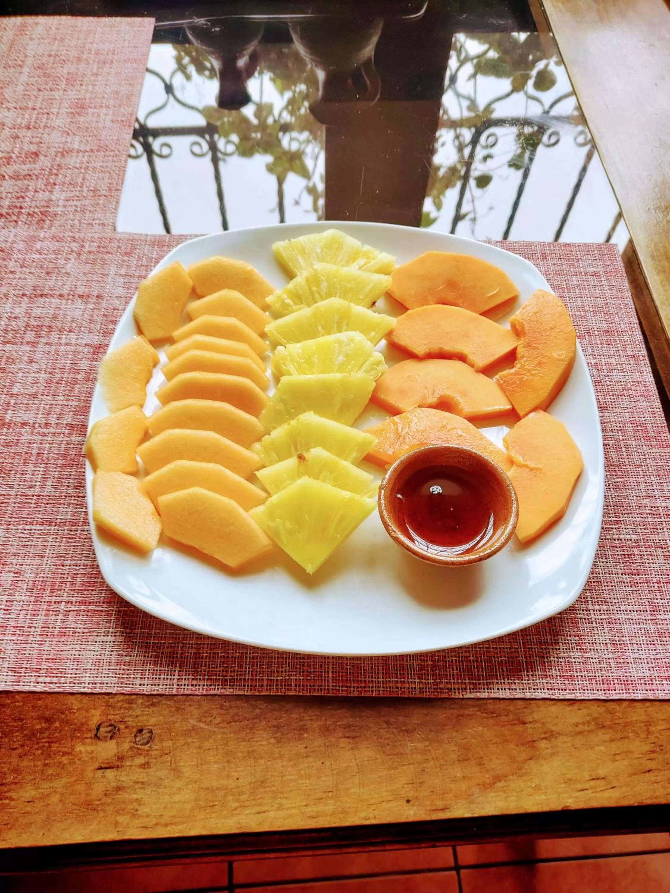 Breakfast in Francisco's rest house hotel