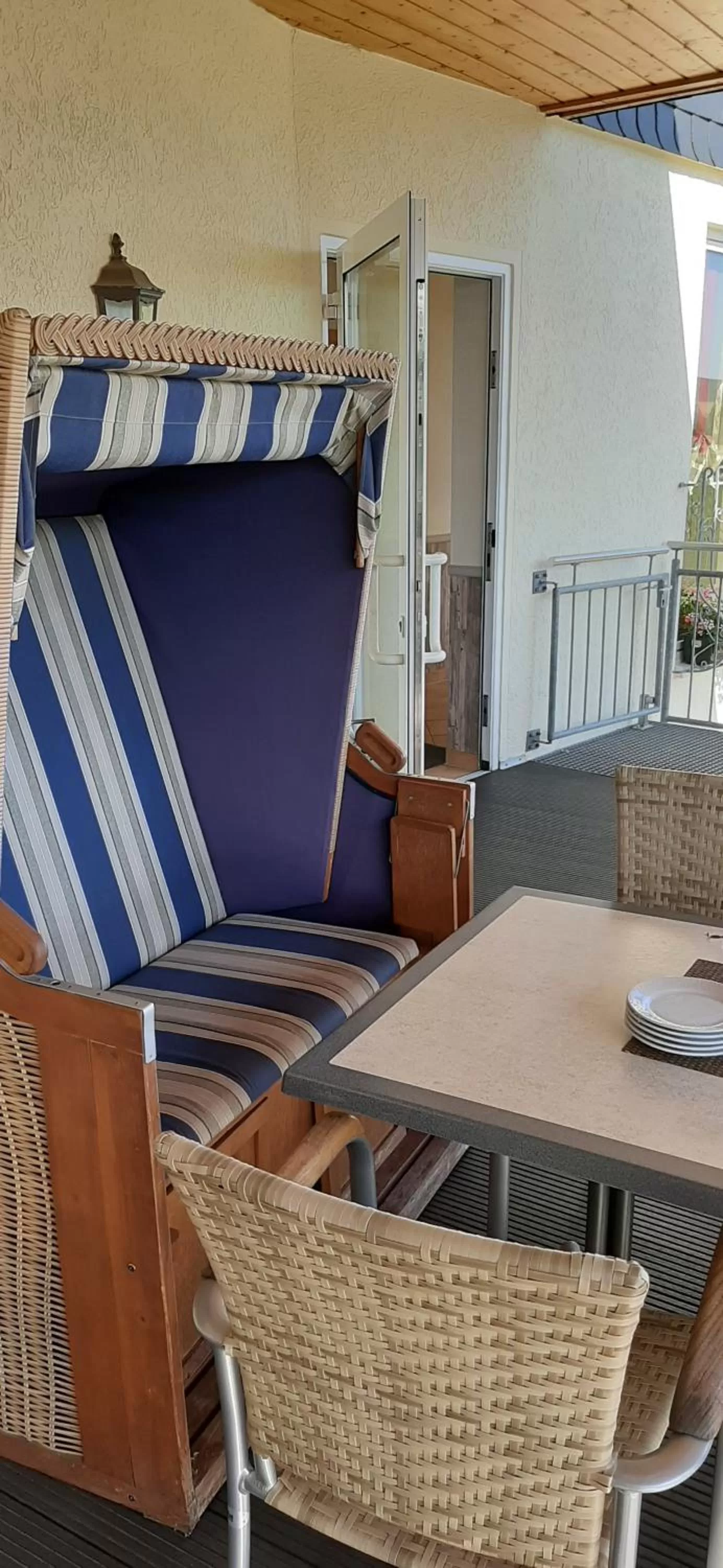 Balcony/Terrace in Landgasthof Zur scharfen Ecke