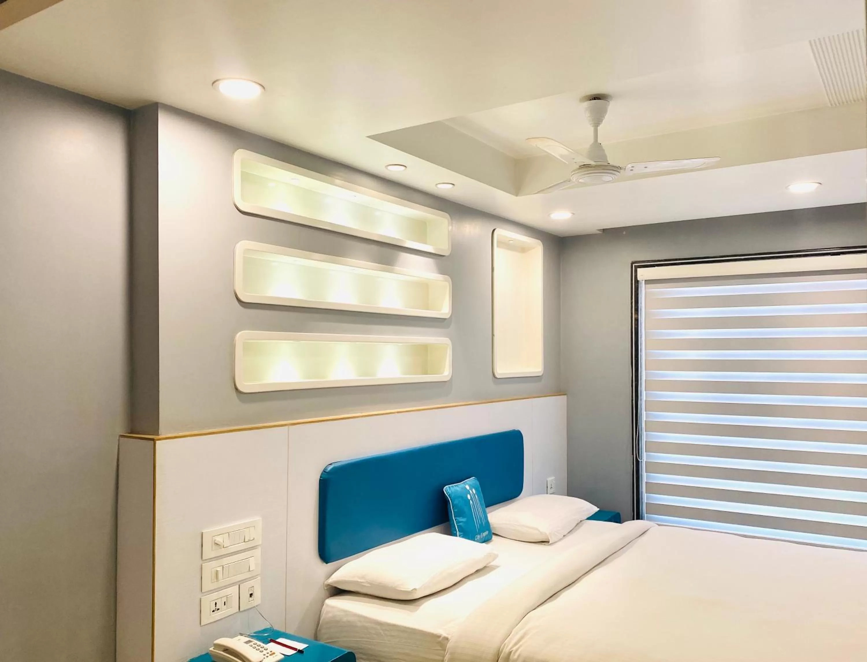 Photo of the whole room, Bed in City Empire - New Delhi Railway Station, Near Connaught Place