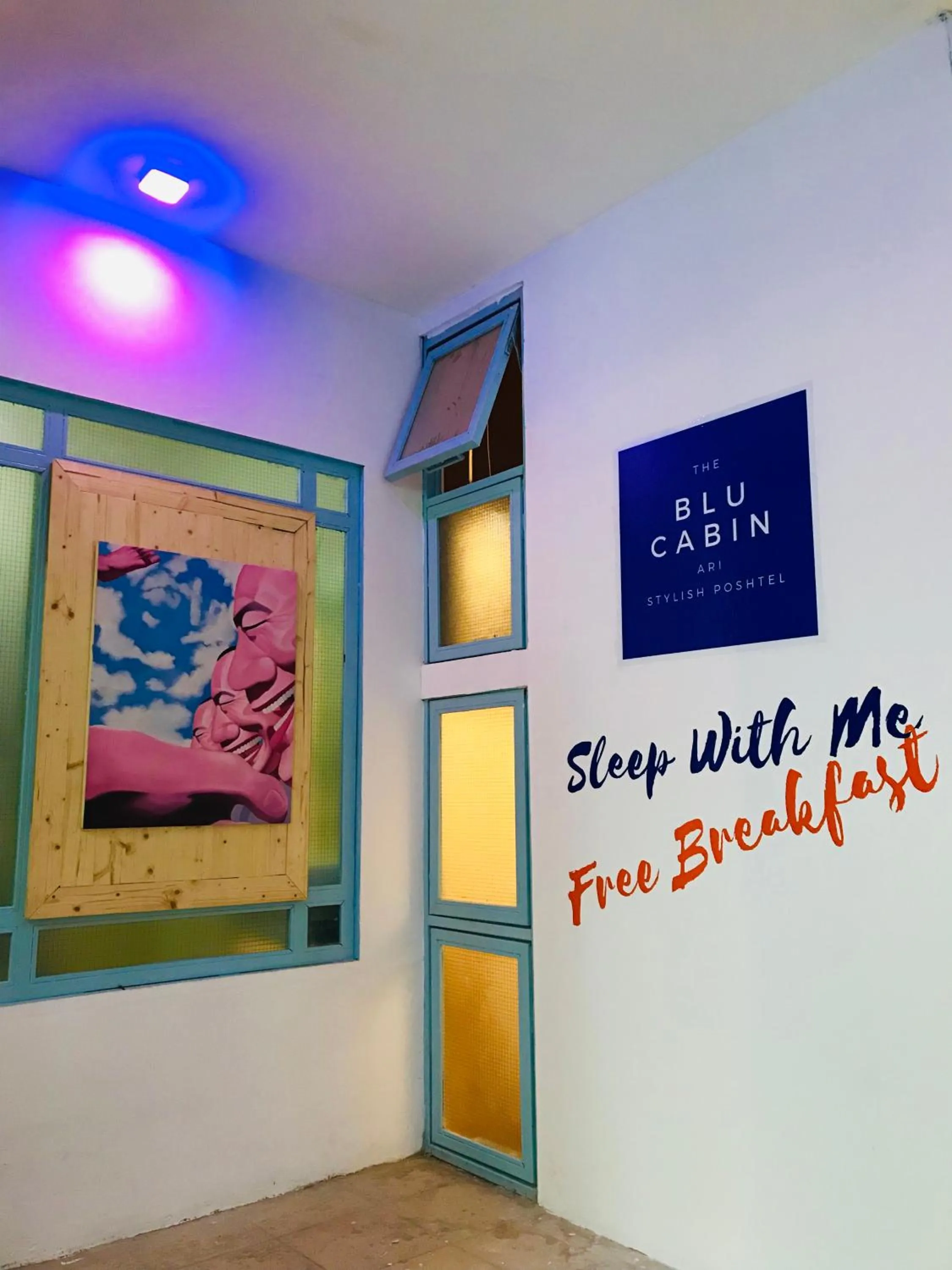 Property logo or sign in Blu Cabin Ari Stylish Gay Poshtel