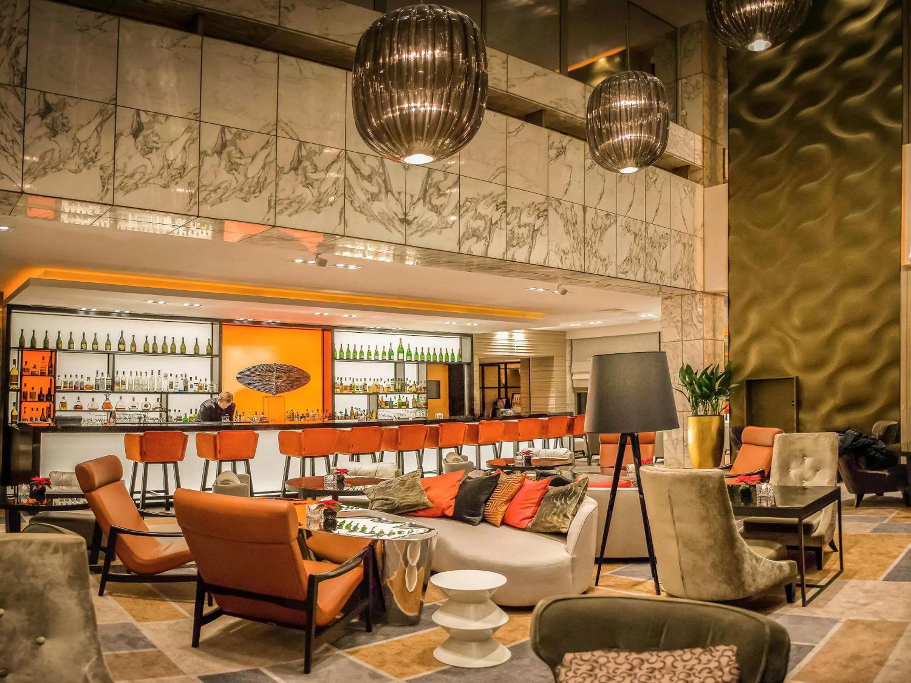 Lounge or bar in Sofitel Warsaw Victoria