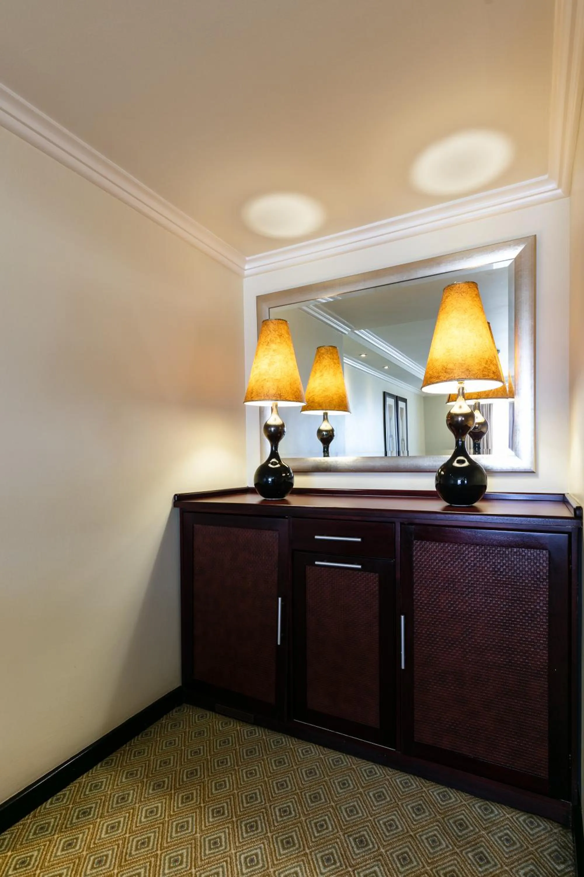 Decorative detail in Cresta President Hotel