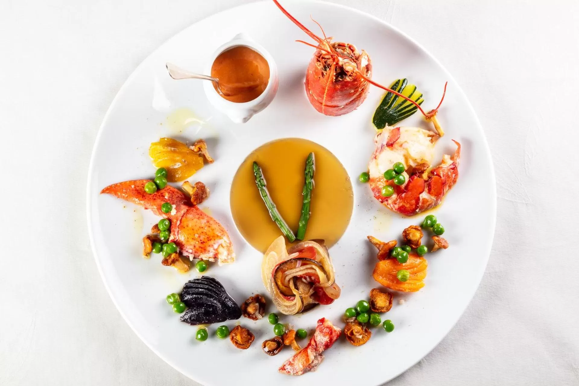 Food close-up in Le Pré du Moulin - Maison Alonso - Hôtel & Restaurant