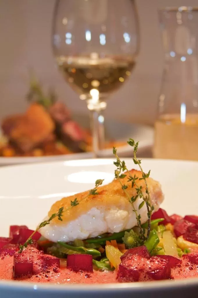 Food close-up in Höger's Hotel & Restaurant