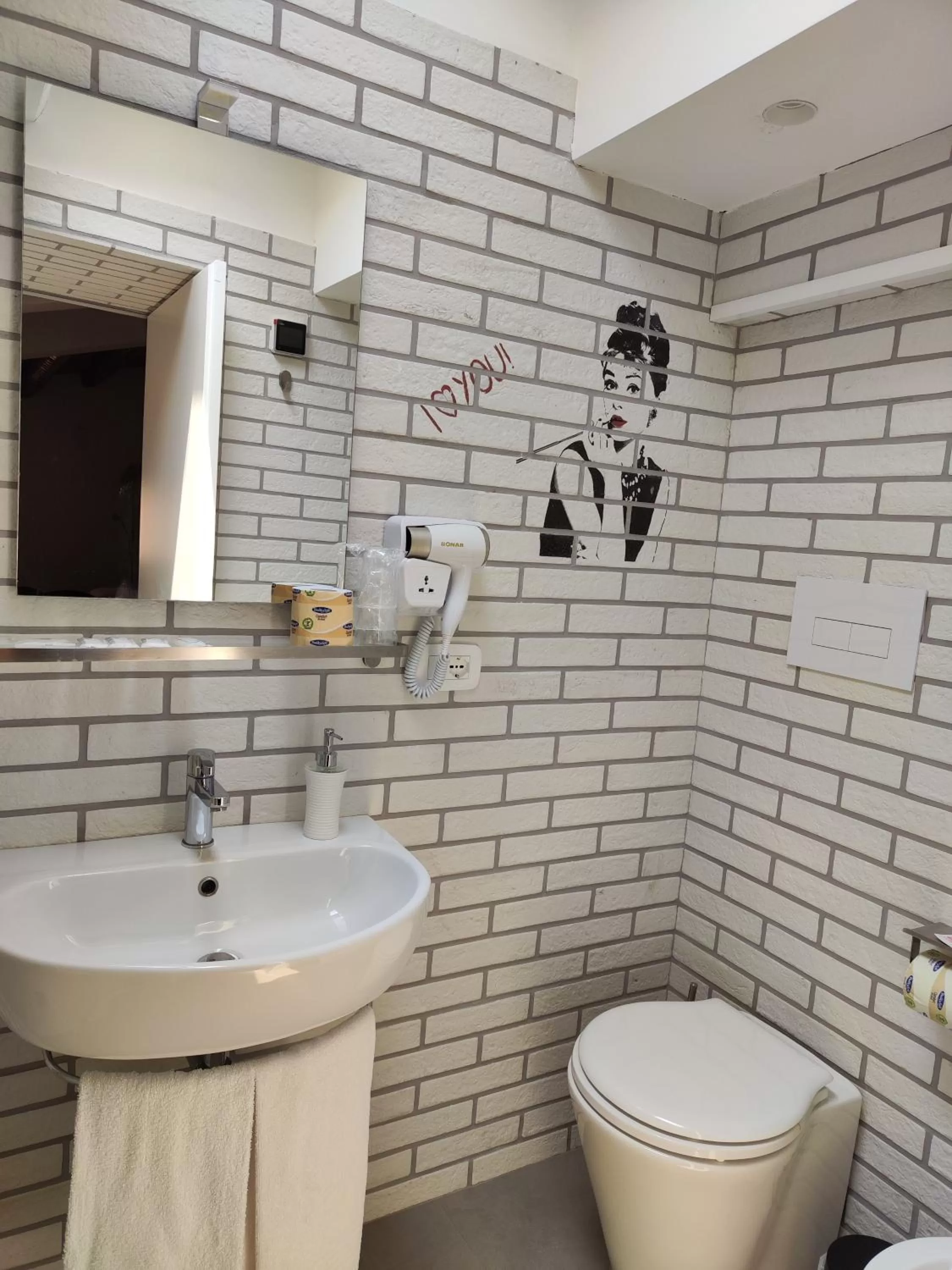 Toilet in San Francesco Rooms and Apartment with Terrace in Palermo Locazione Turistica