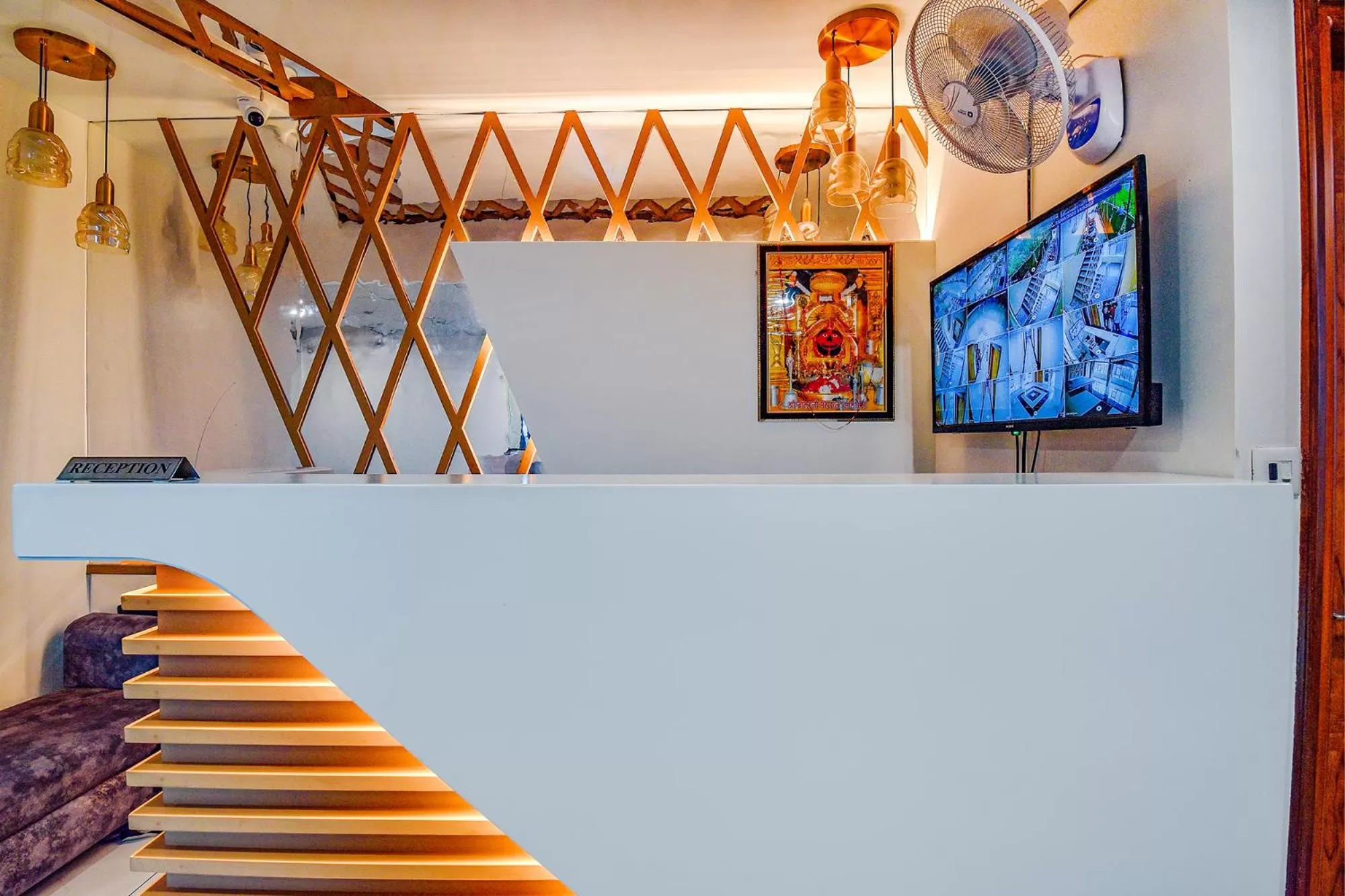 Lobby or reception in FabHotel Prime Rudra