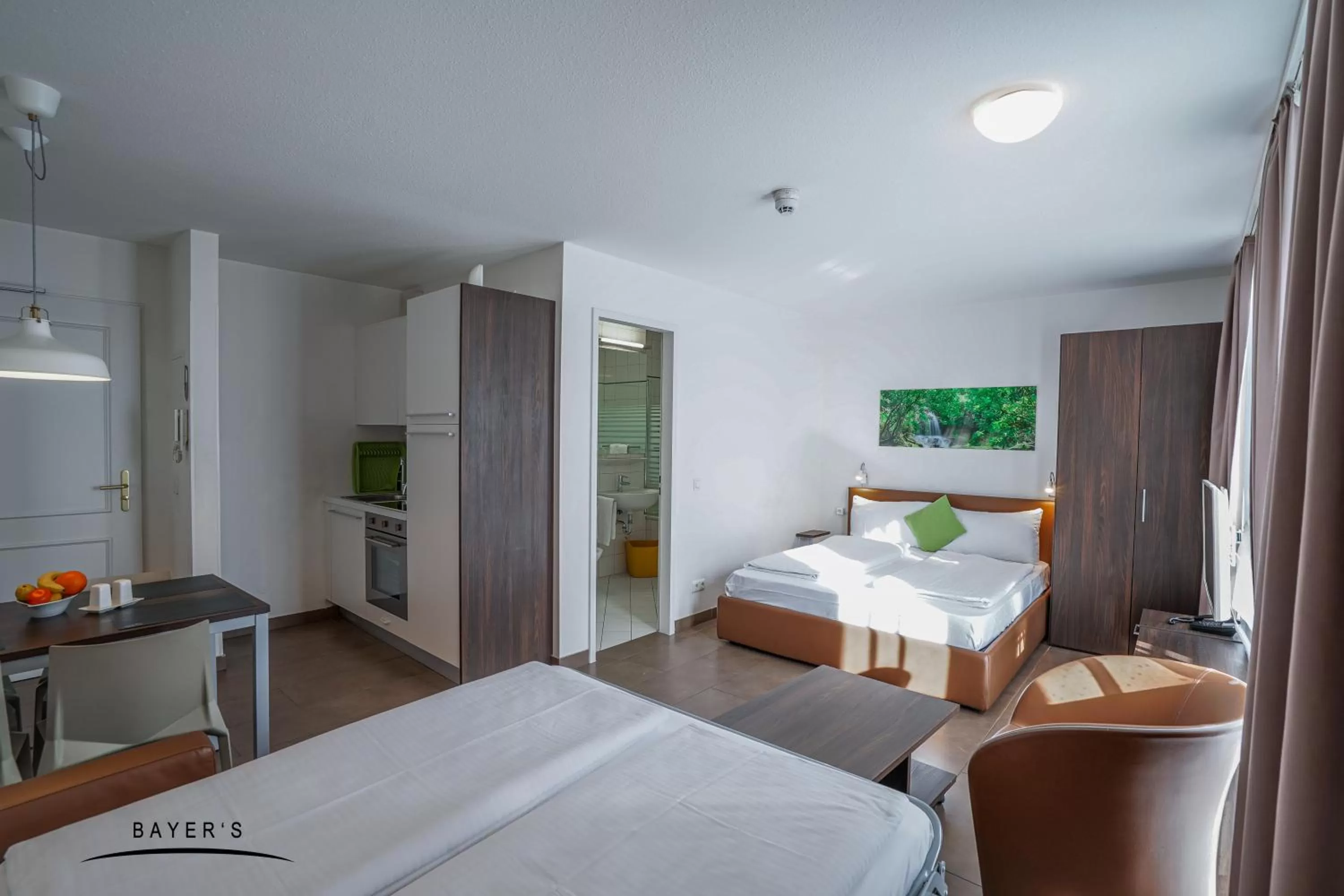 Photo of the whole room, Bed in Bayer's Boardinghouse und Hotel