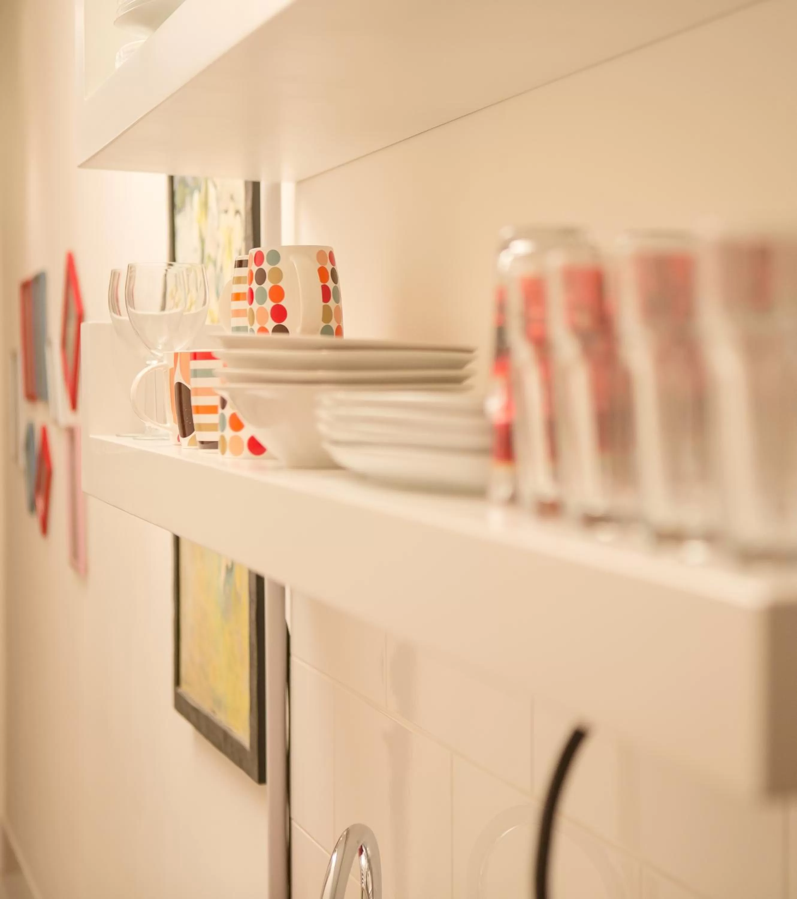 Kitchen/Kitchenette in B&B Artistic Tirana