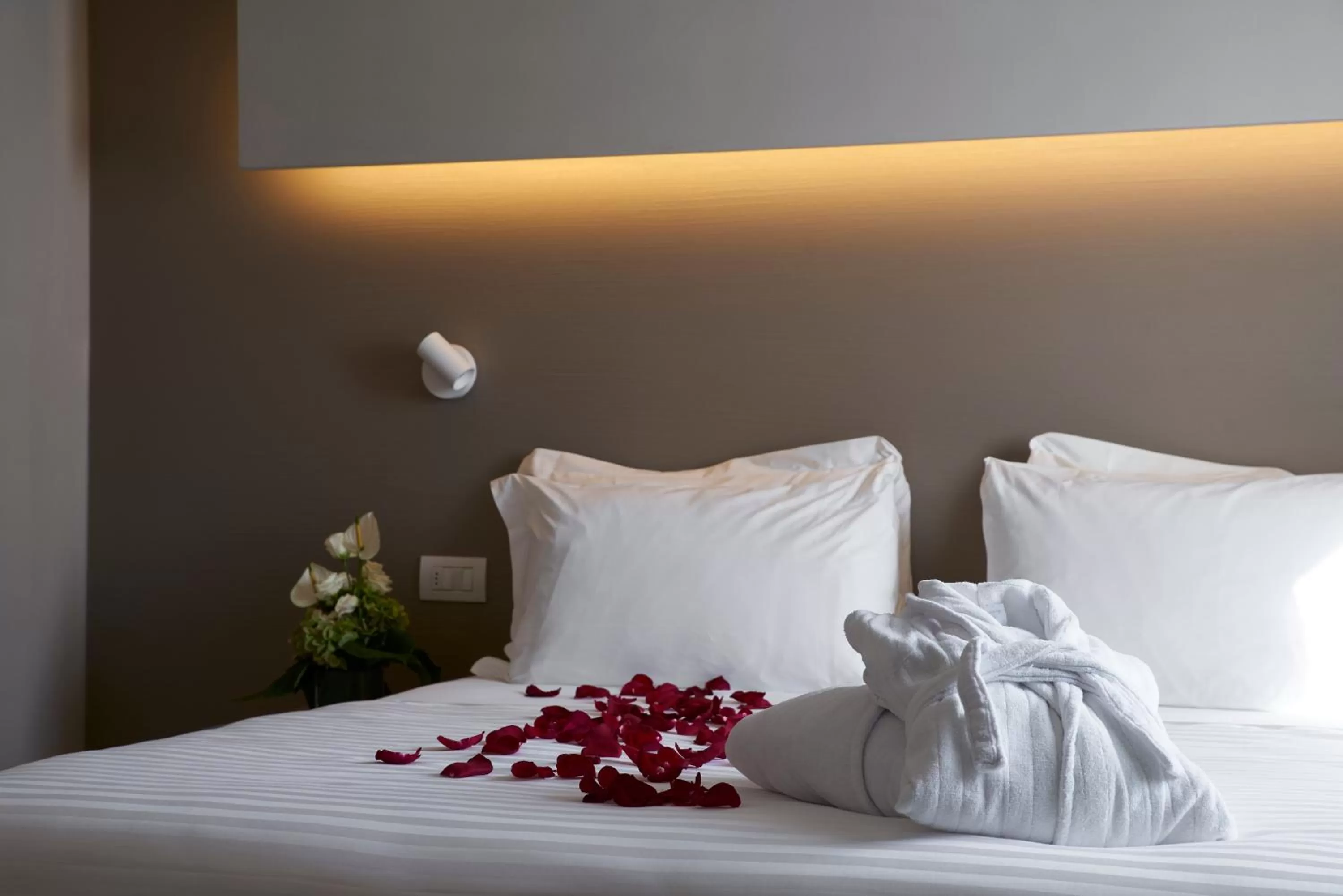 Decorative detail, Bed in Hotel Glance In Florence