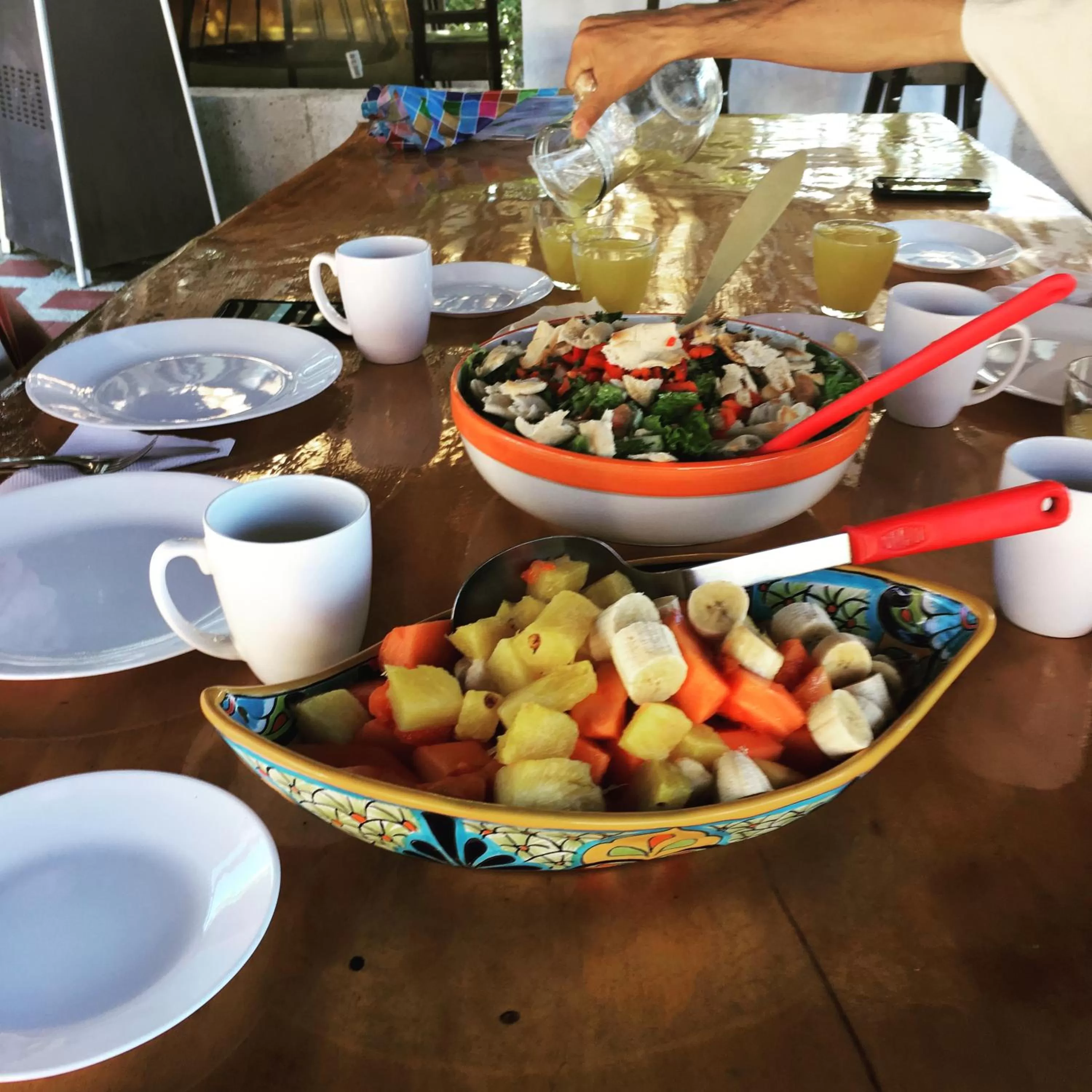 Dining area in Finca Campestre La Adelita B&B