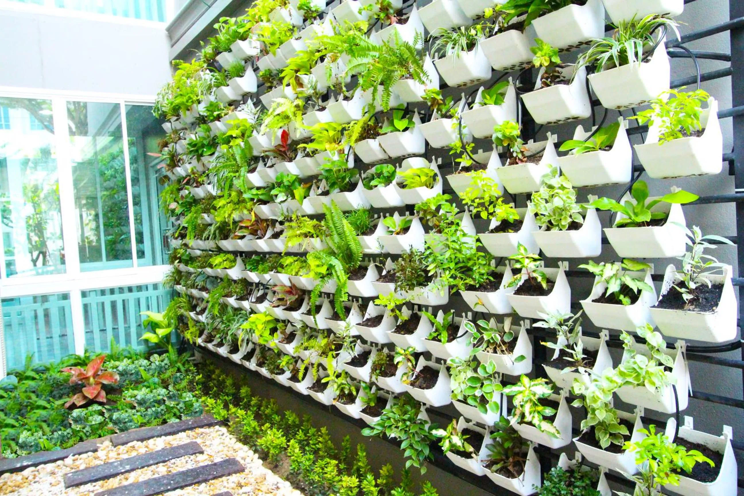 Garden in At Residence Suvarnabhumi Hotel