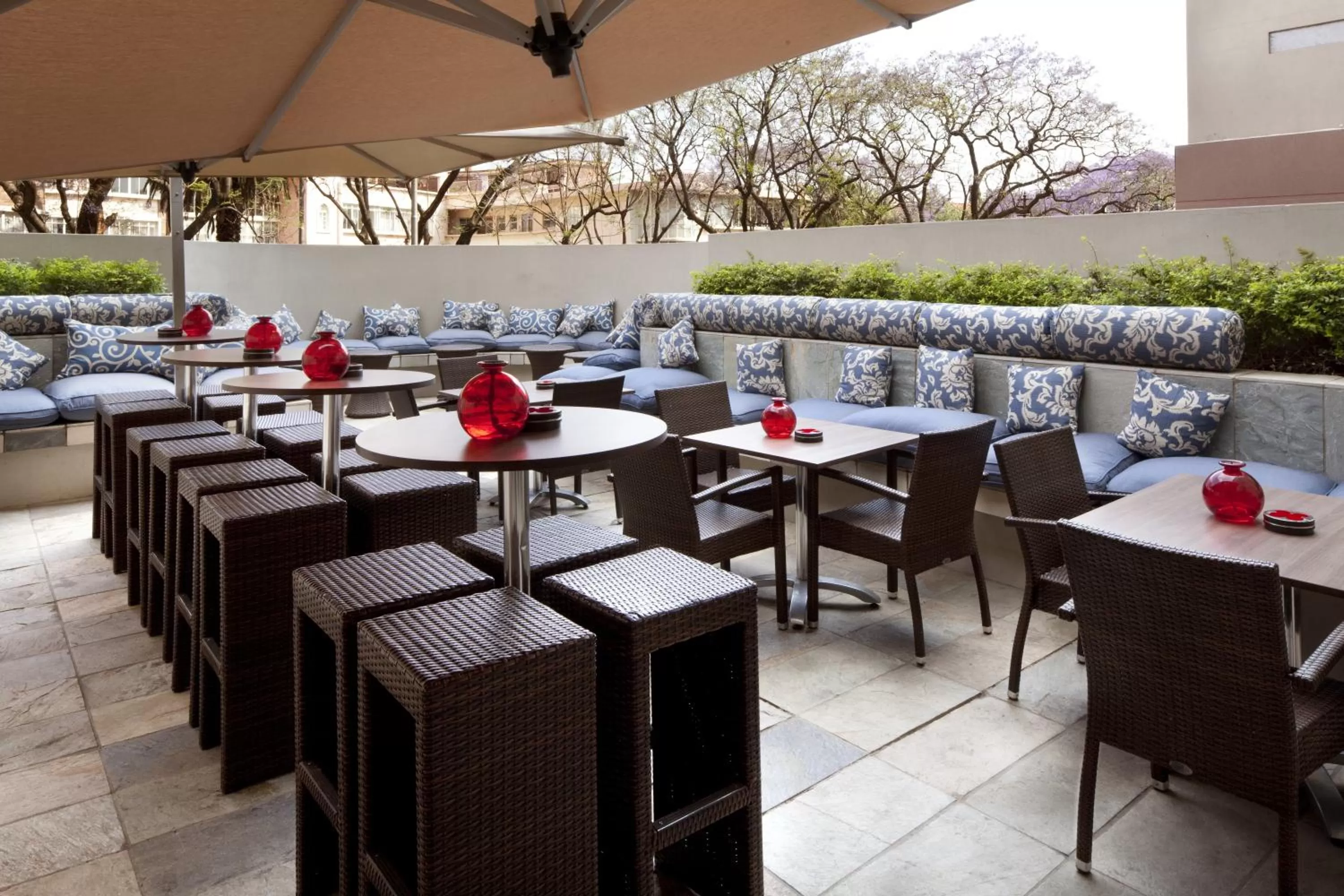 Patio in Southern Sun Rosebank, Johannesburg