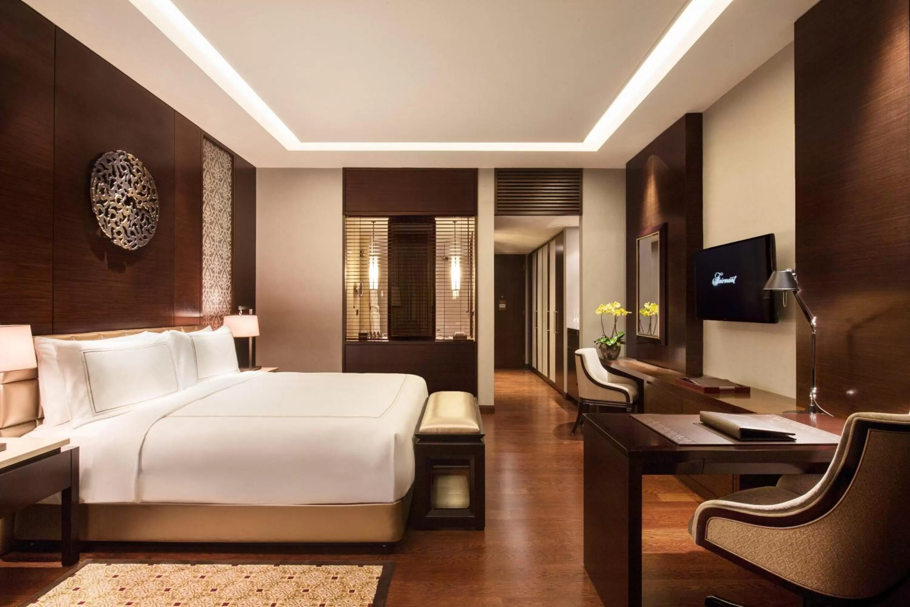 Bed in Fairmont Jakarta