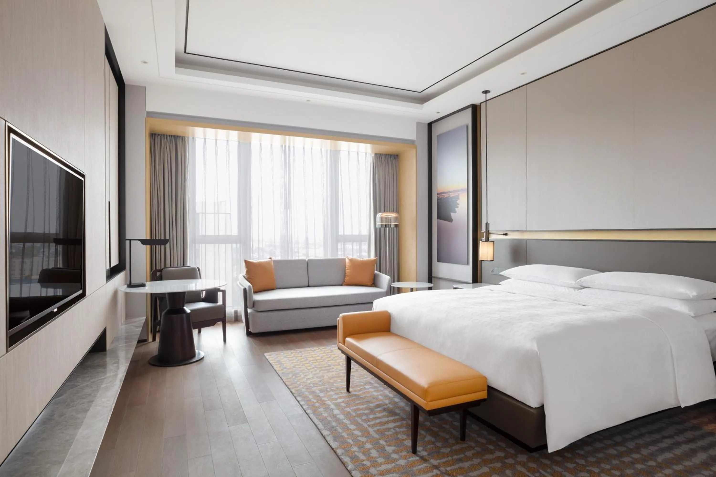 Bedroom, Bed in Sheraton Shanghai Fengxian