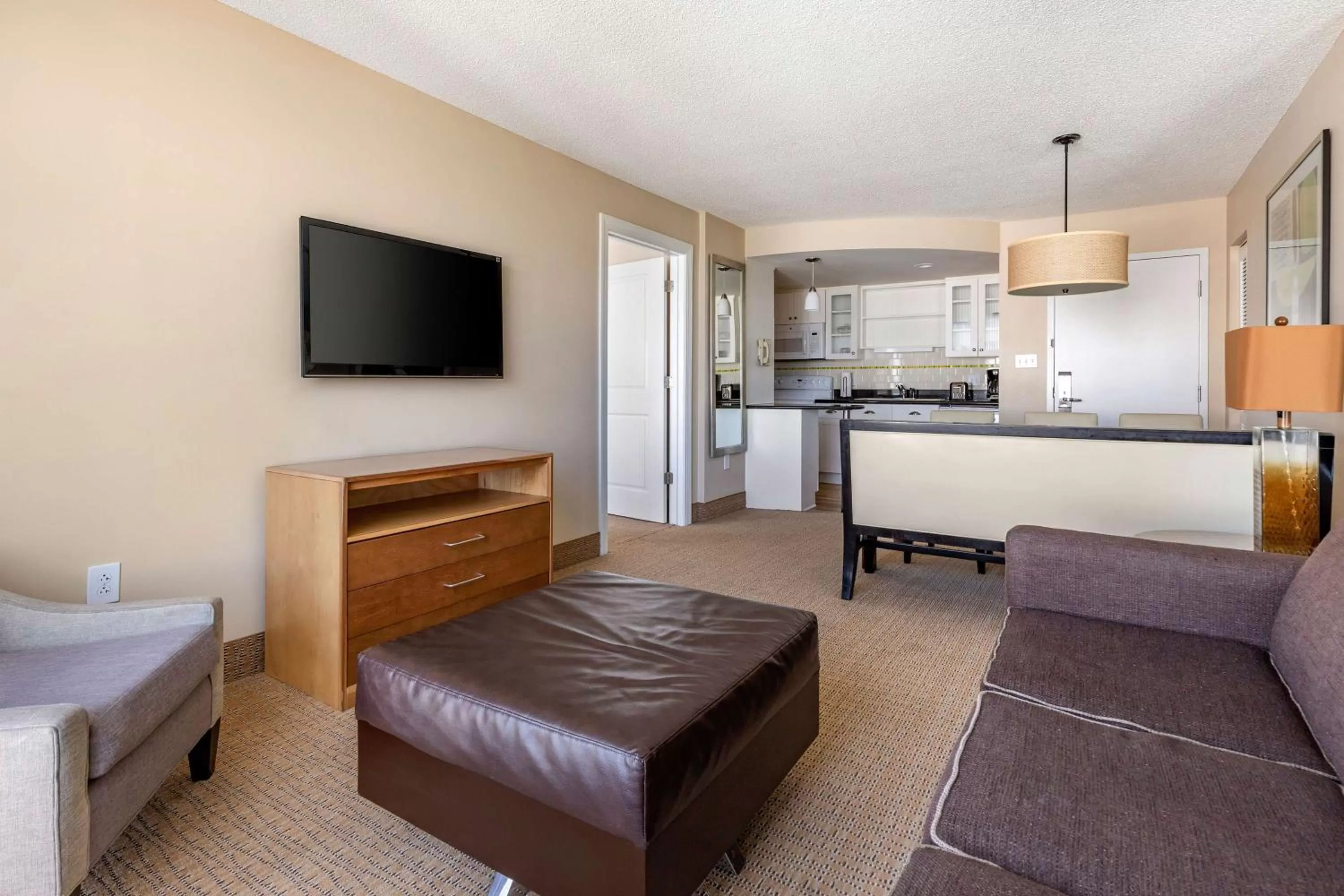 One-Bedroom Ocean View Queen Suite with Sofabed in Hilton Vacation Club Oceanaire Virginia Beach