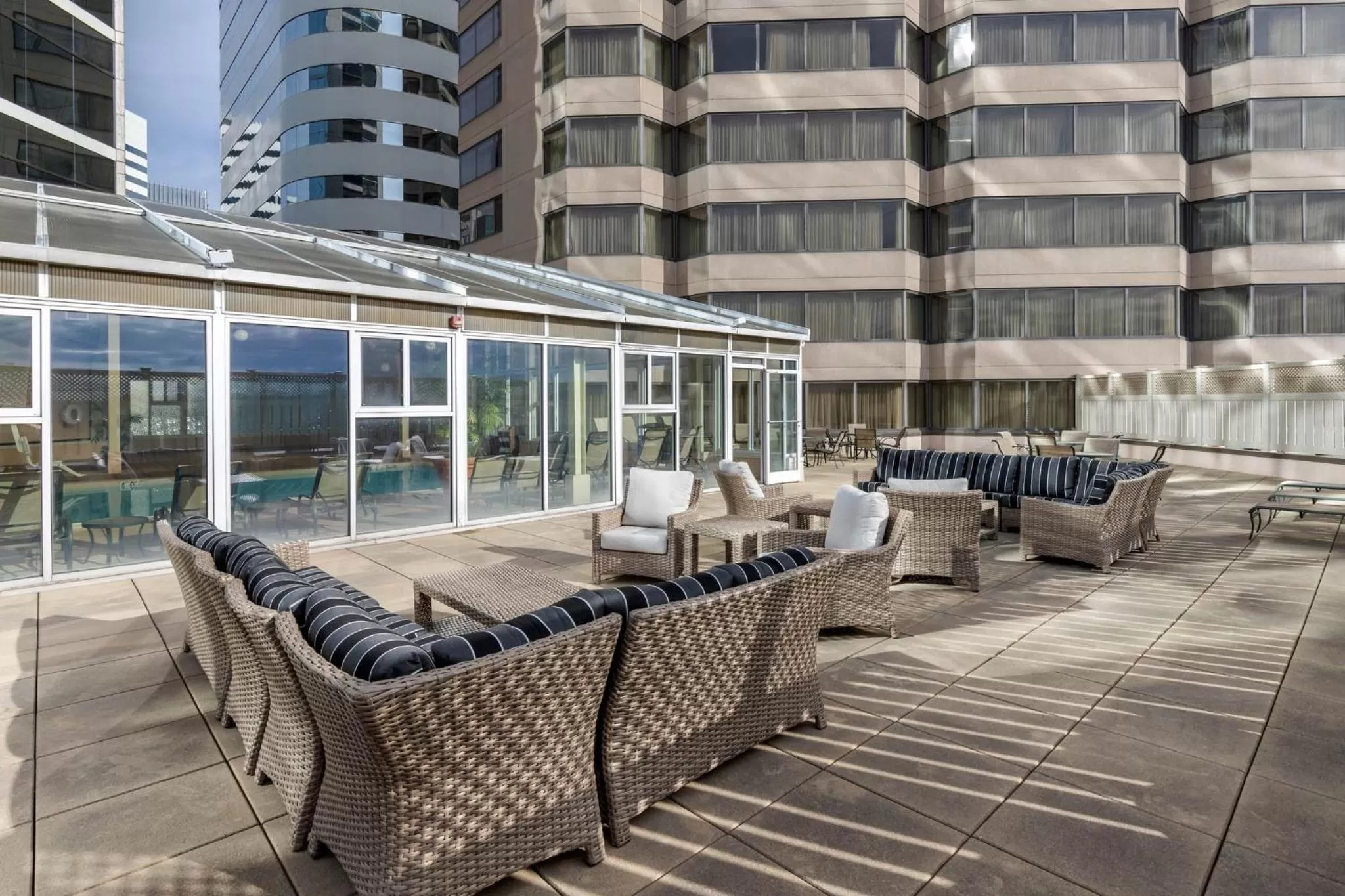 Balcony/Terrace in Omni Richmond Hotel