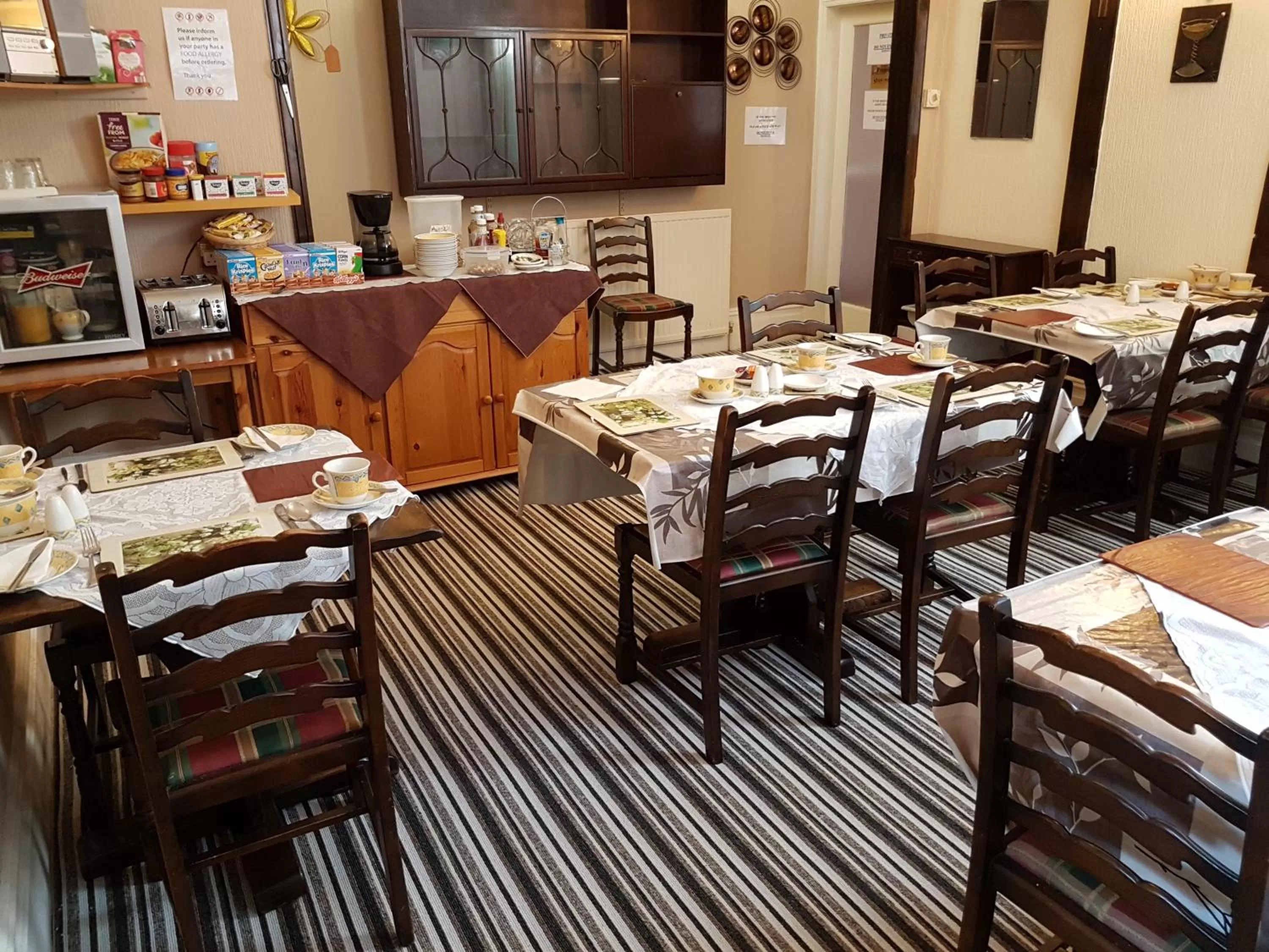 Restaurant/places to eat in Cumbria Guest House