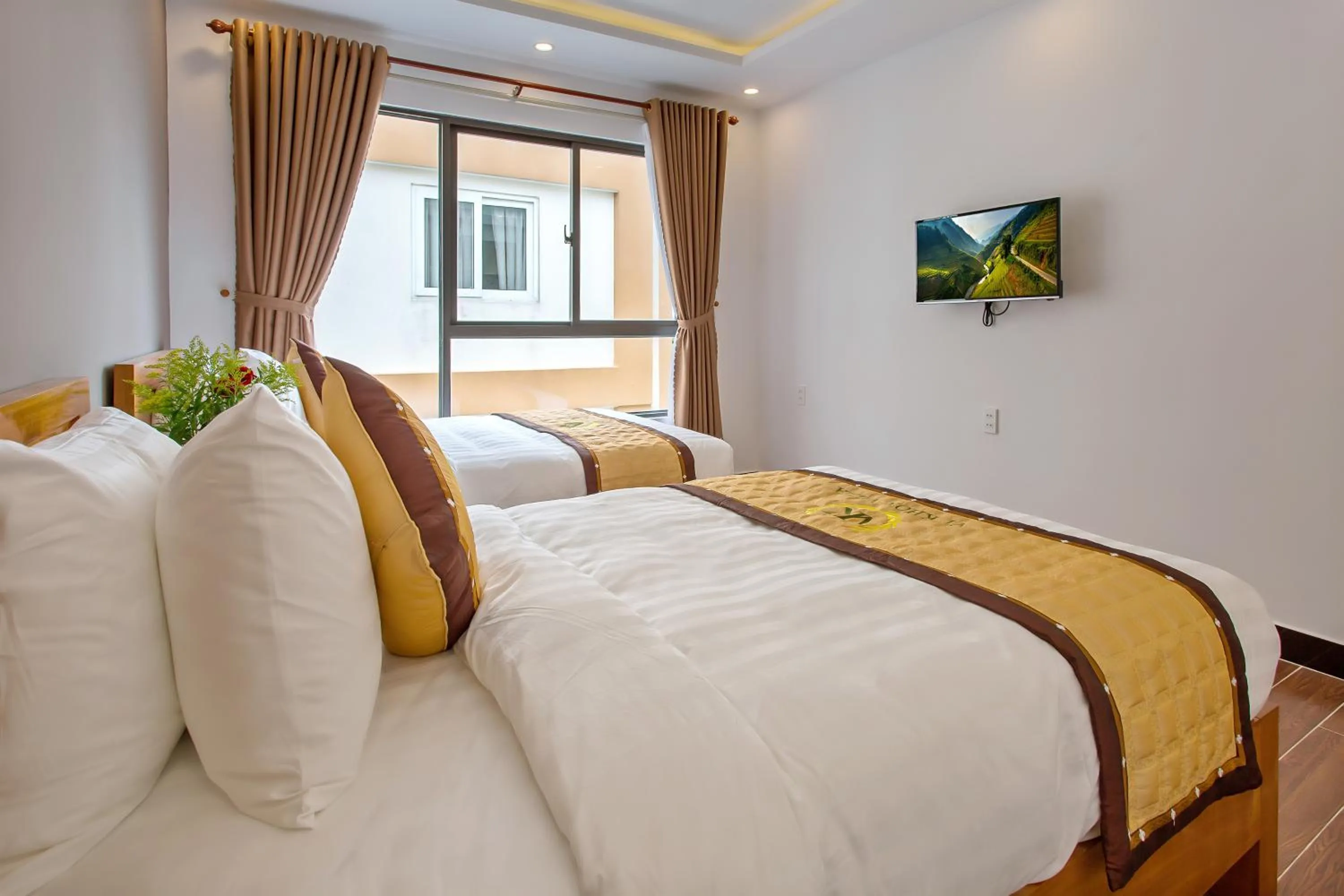 Bedroom, Bed in Hoi An Vi Khoa Villa