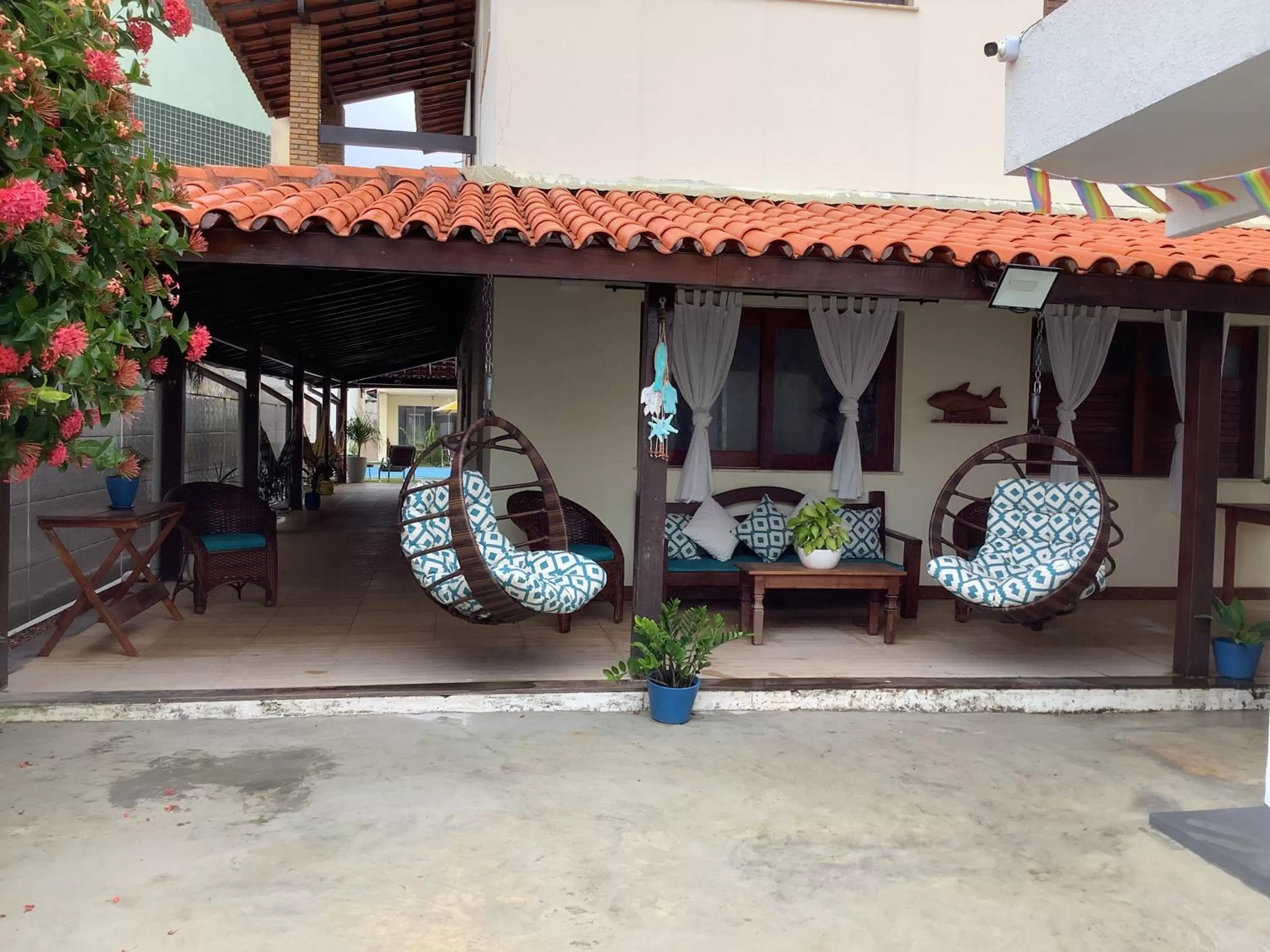 Patio in Pousada Villa Encantada LGBTQIAPlus