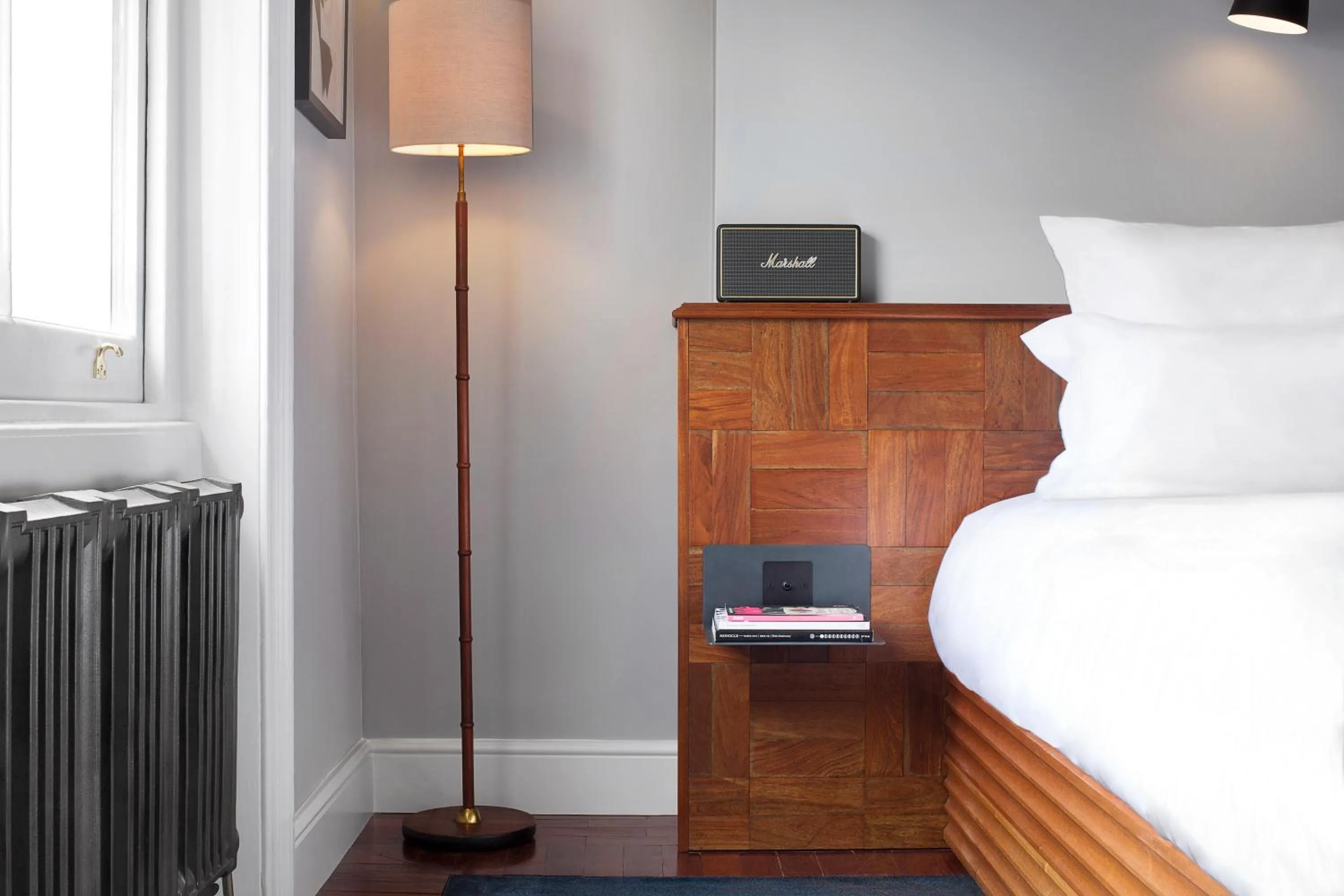 Decorative detail, Bed in The Pilgrm