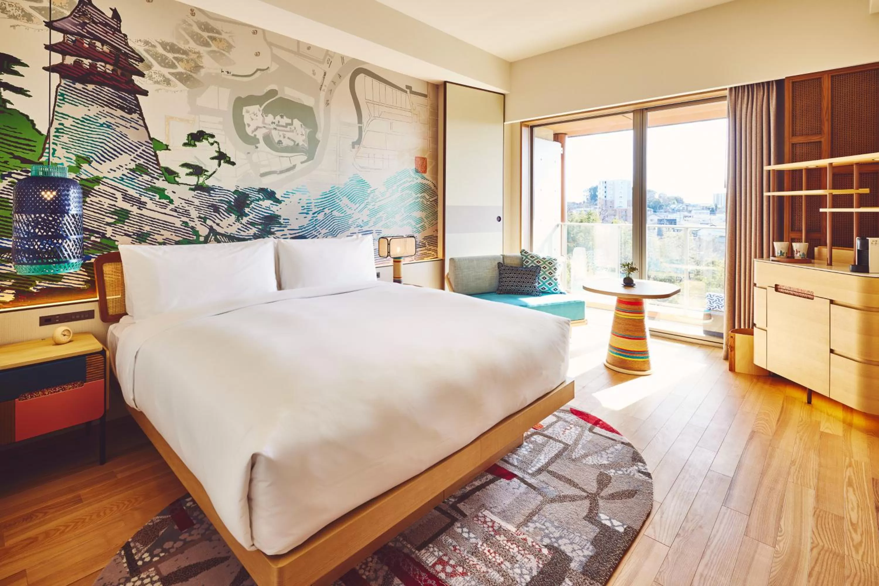 Photo of the whole room, Bed in Hotel Indigo Inuyama Urakuen Garden by IHG